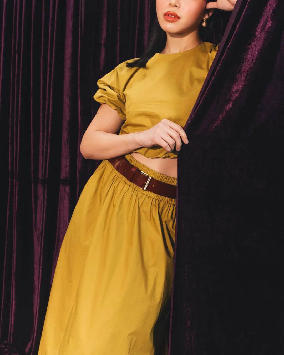 A CO-ORD OF THIS RICH HUE IS AN INSTANT WARDROBE UPGRADE