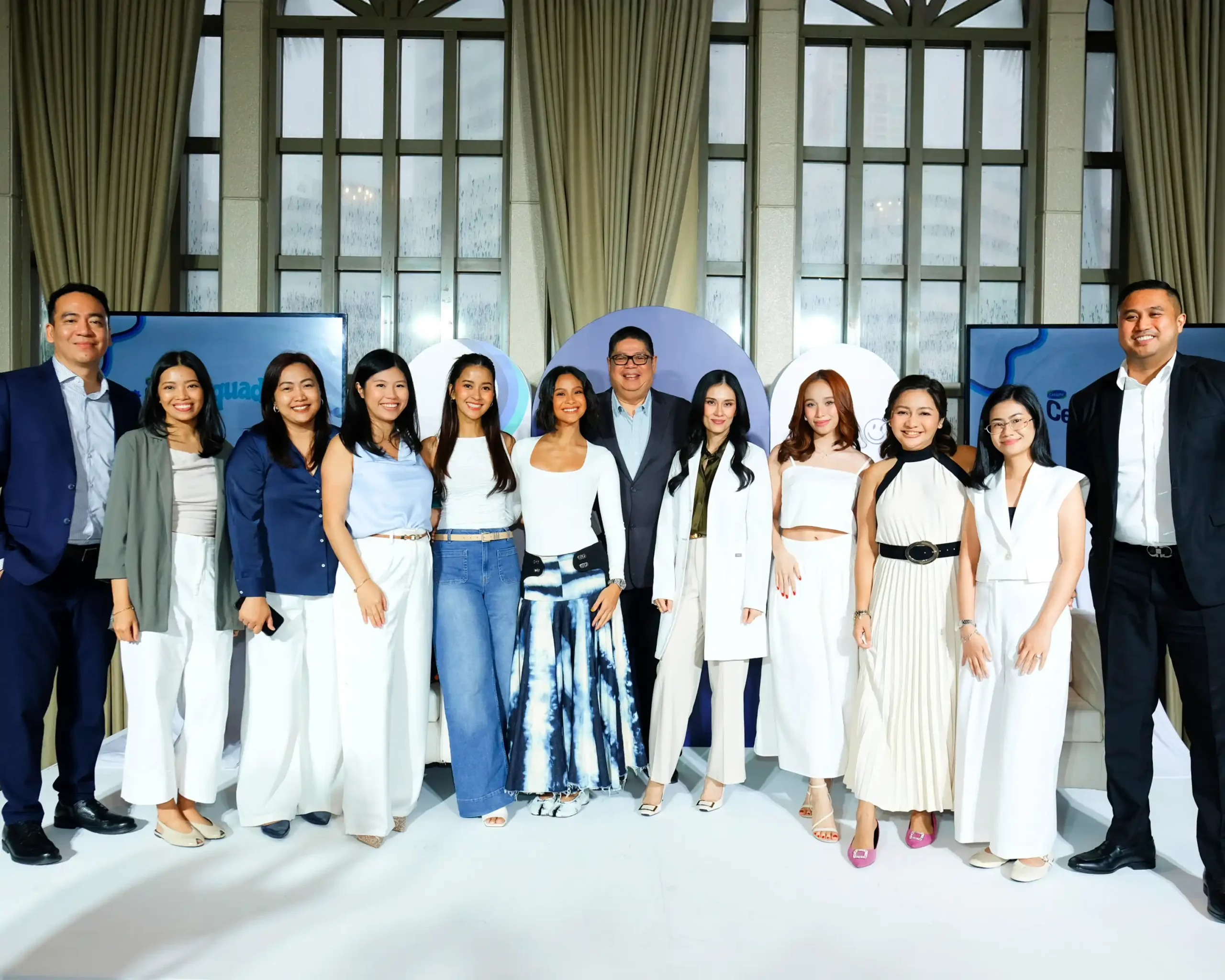 People at the Ceramide Lotion launch