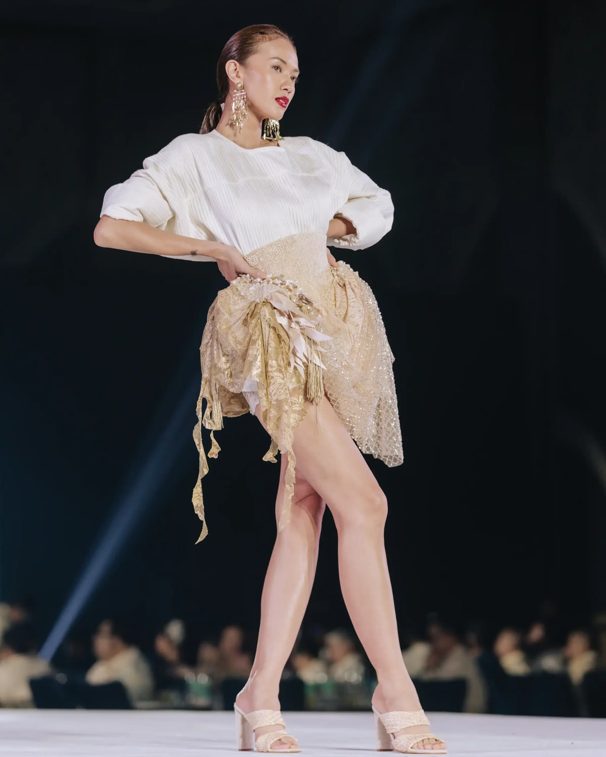 Parisian on the runway