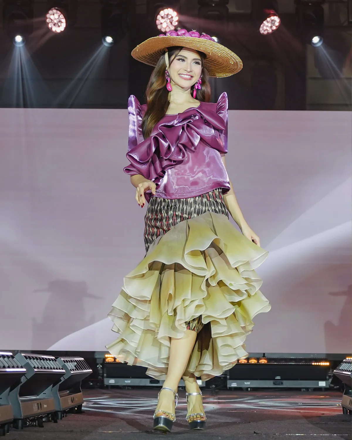 A model at one of the shows.
