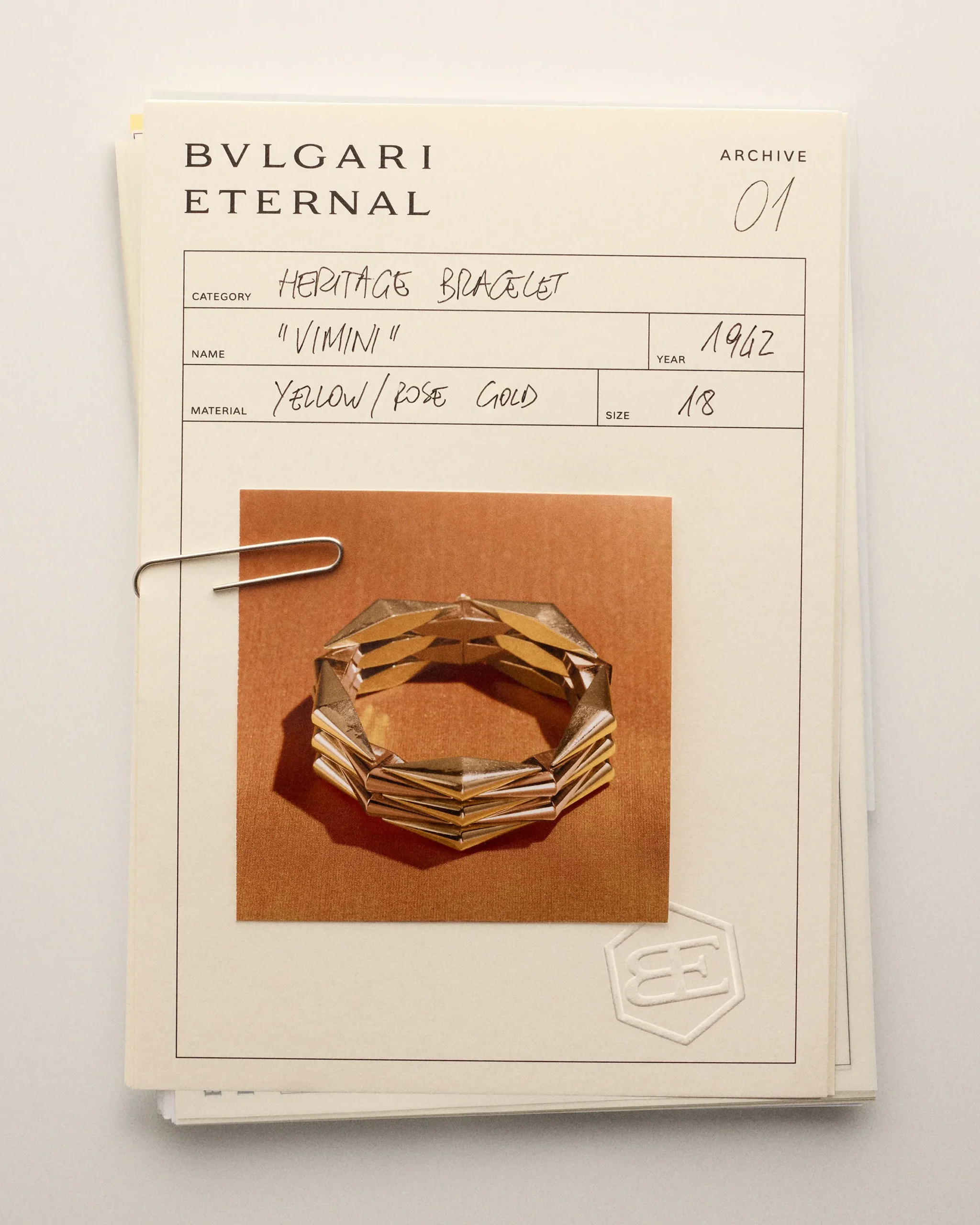 THE VIMINI HERITAGE BRACELET (1942)