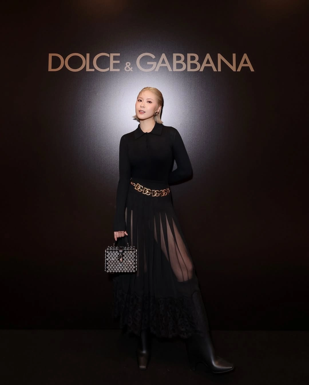 At Dolce & Gabbana in Takashimaya for F/w25