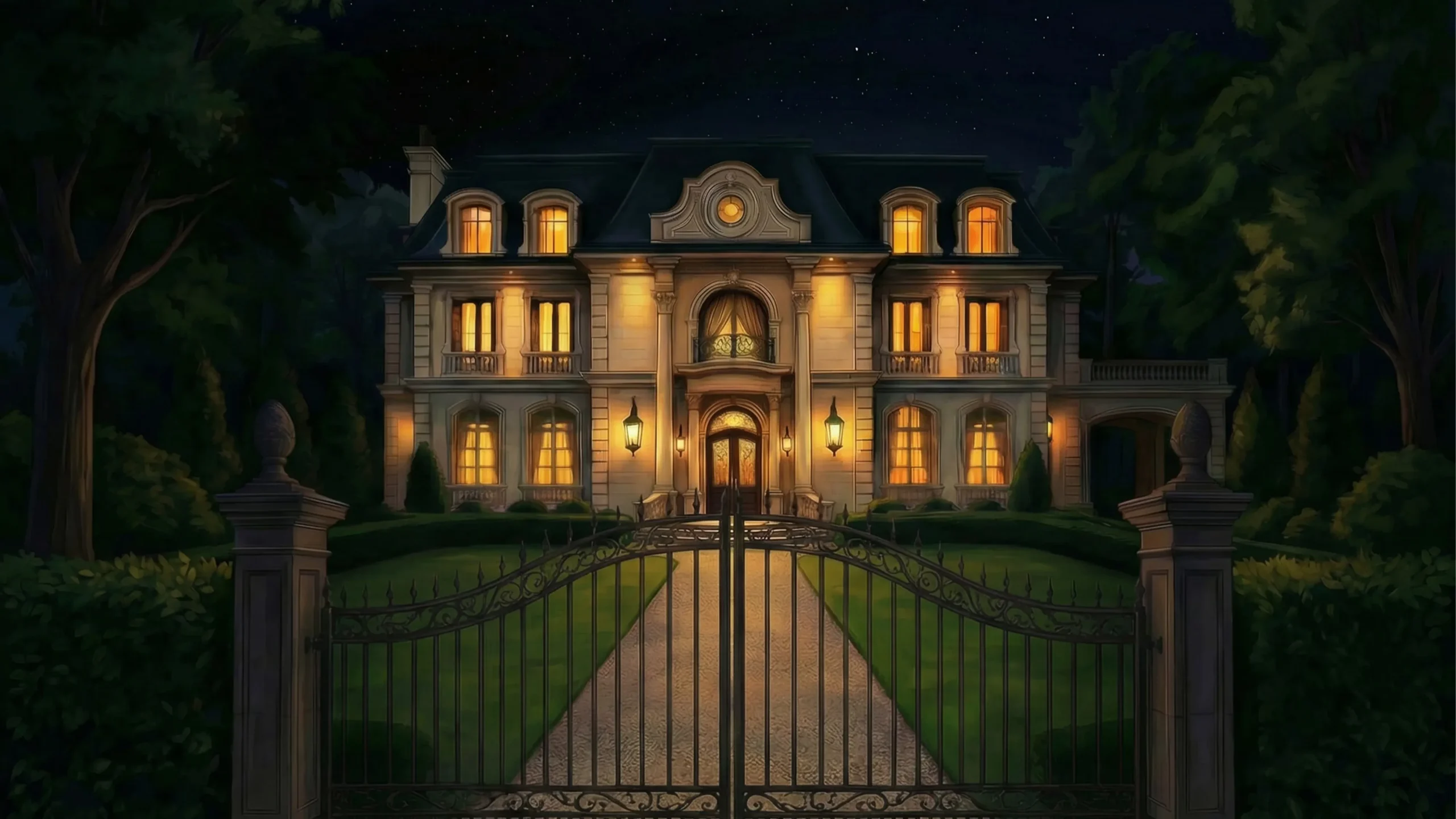 Step into the villa and find the missing jewels