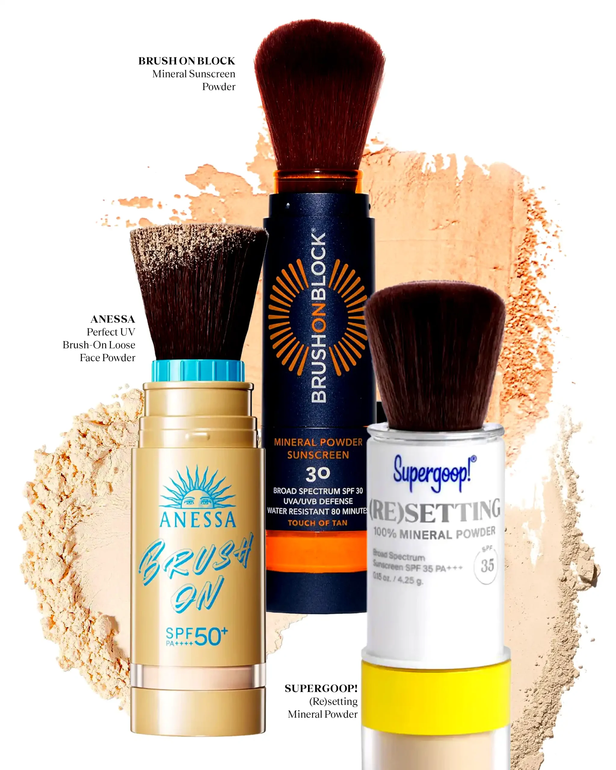 sunscreen powders