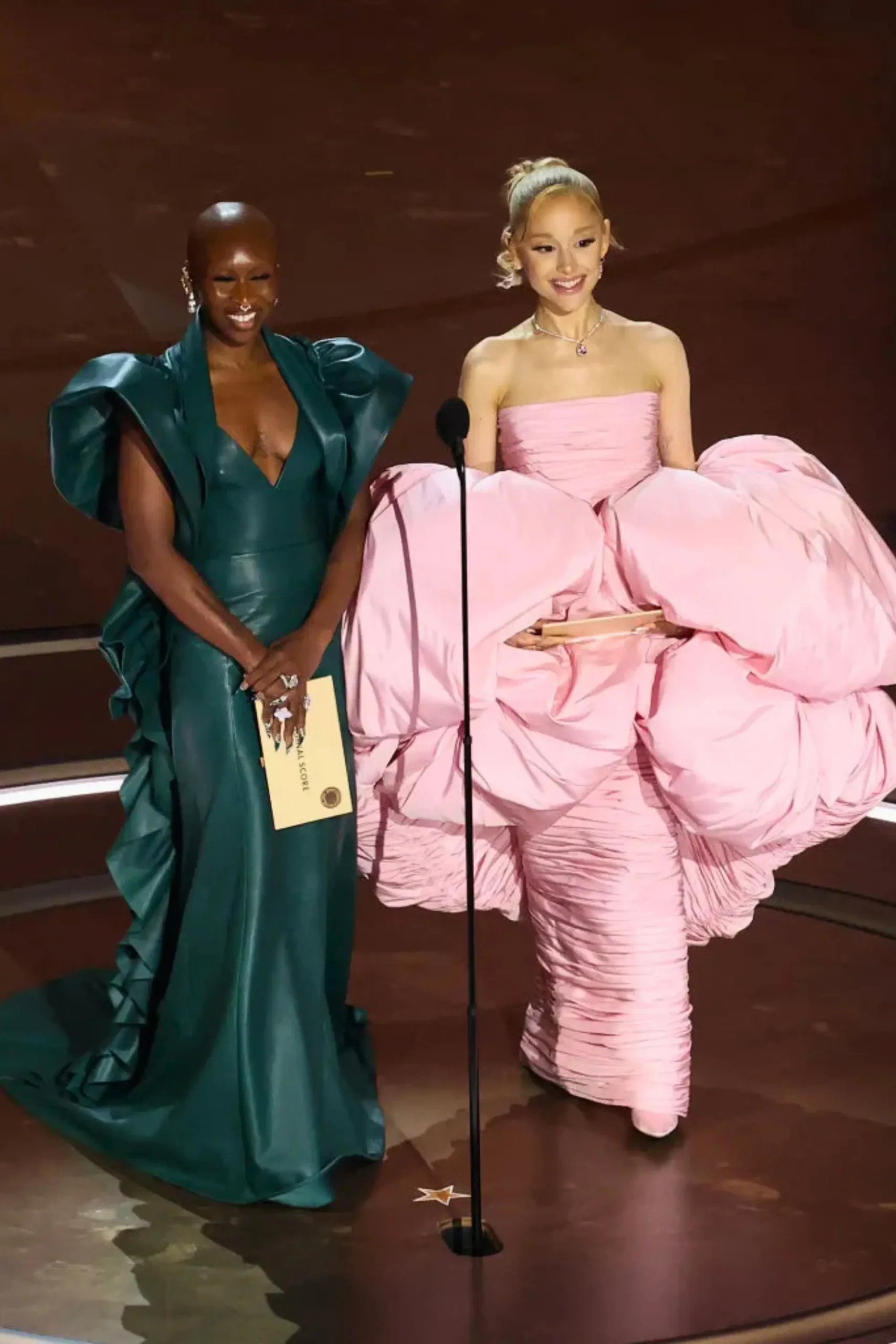 BONUS: ERIVO IN CUSTOM LOUIS VUITTON, GRANDE IN Giambattista Valli Couture AT THE OSCARS 2024