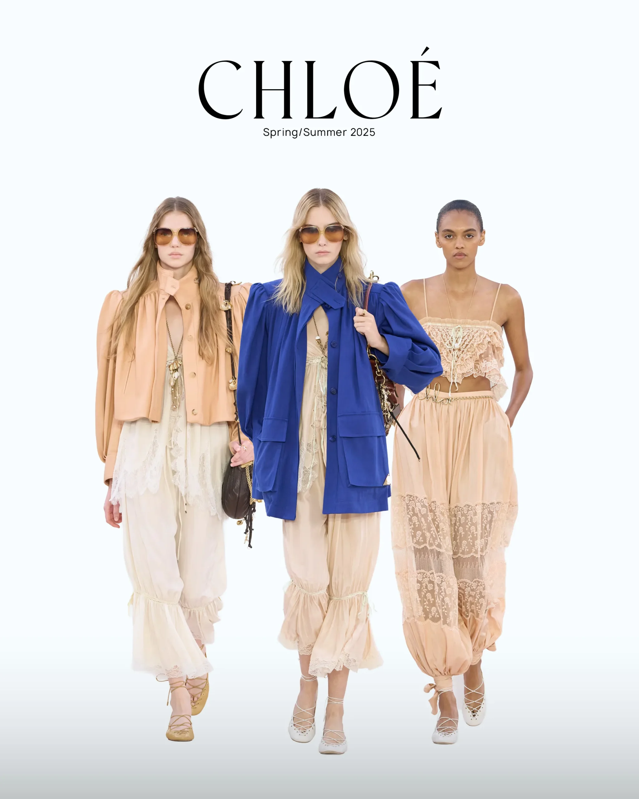 CHLOÉ S/S25 PUT LACY BLOOMER PANTS BACK ON THE MAP