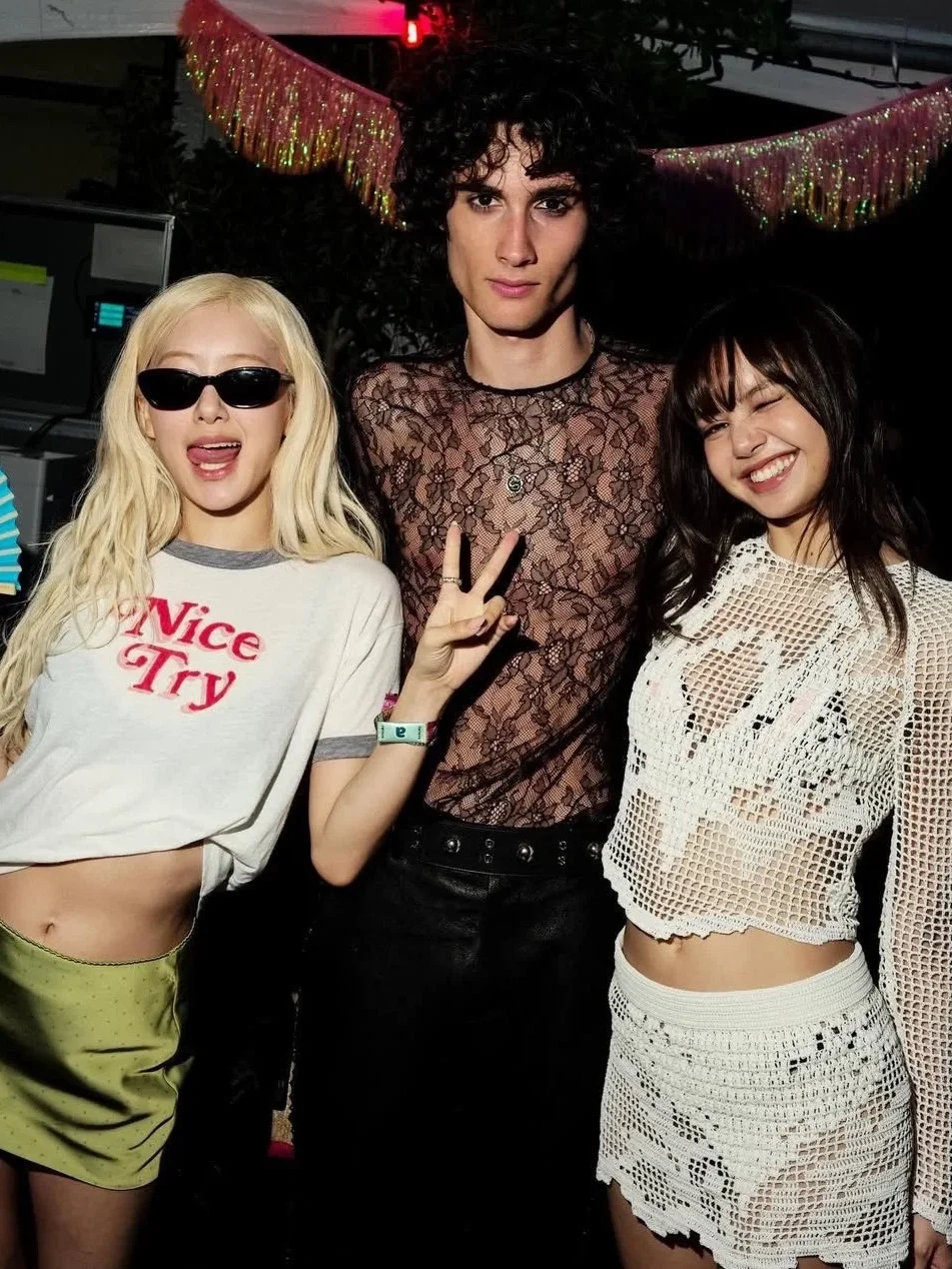 Rosé with Sombr and lisa