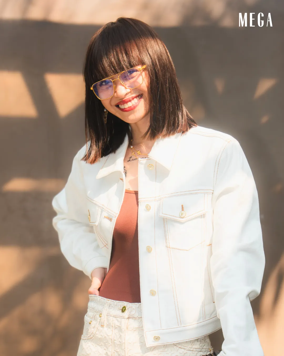 SHAIRA LUNA'S LOUIS VUITTON WHISPER SQUARED FRAMES