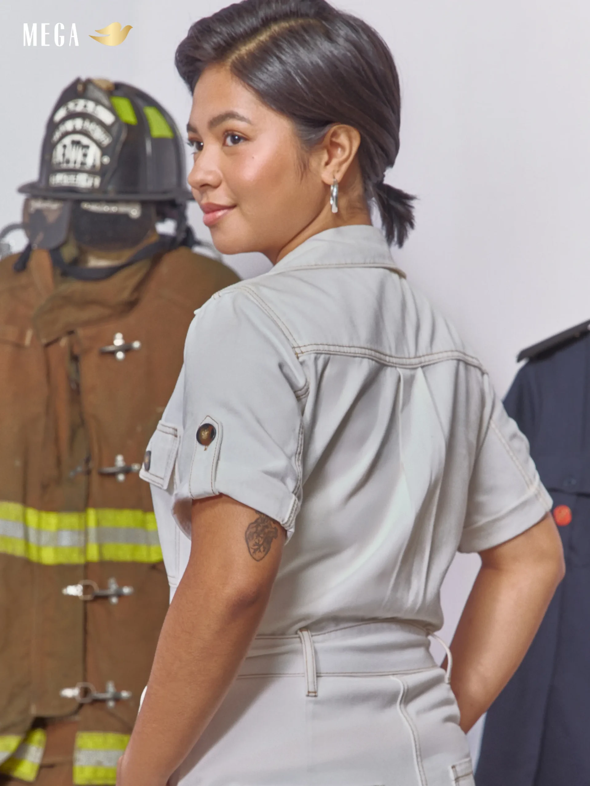 Firefighter Aina Cariño, a Dove x MEGA Real Repair Hero