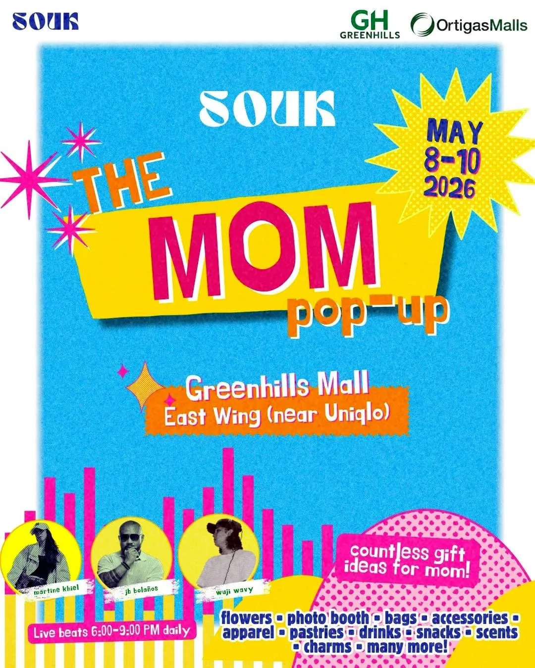 souk's mom pop up at greenhills on May 8-10