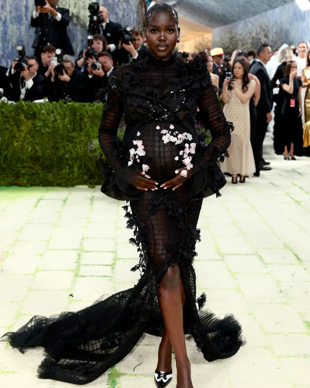 Adut Akech IN Thom Browne