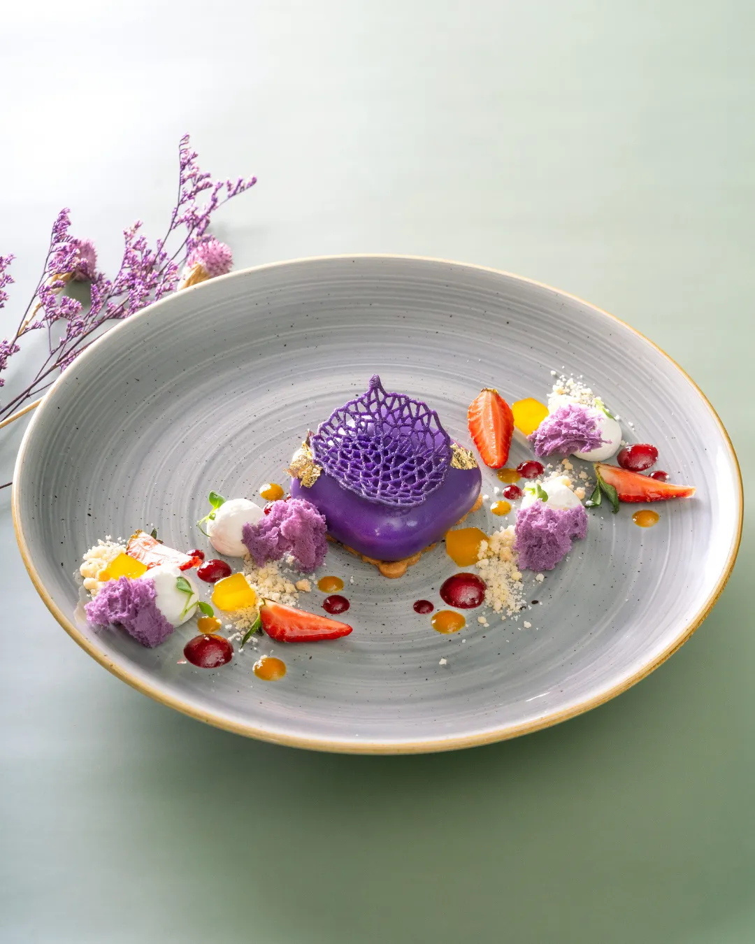 Ube Mousse cake