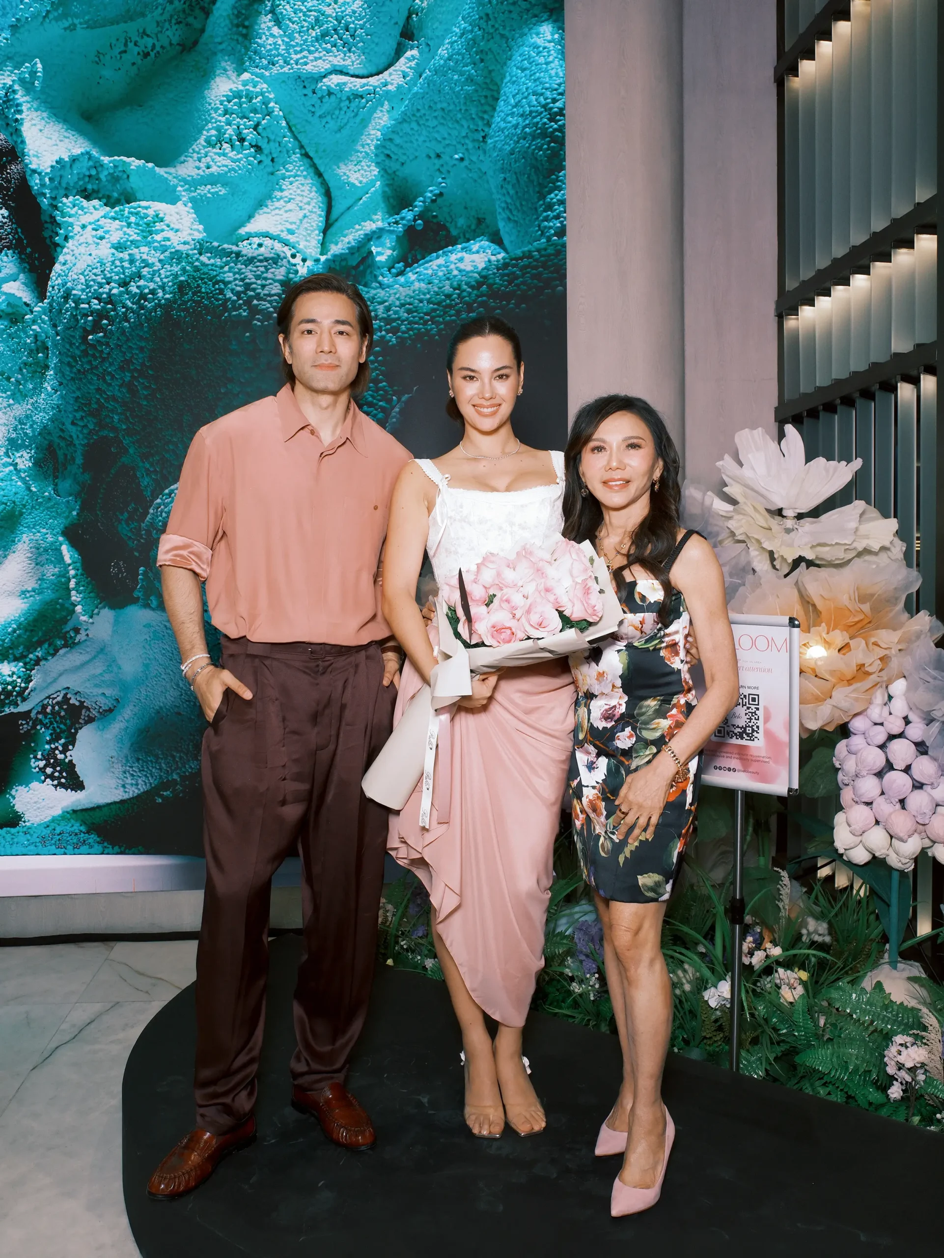 Catriona Gray with Dr. Hayden Kho and Dr. Vicki Belo