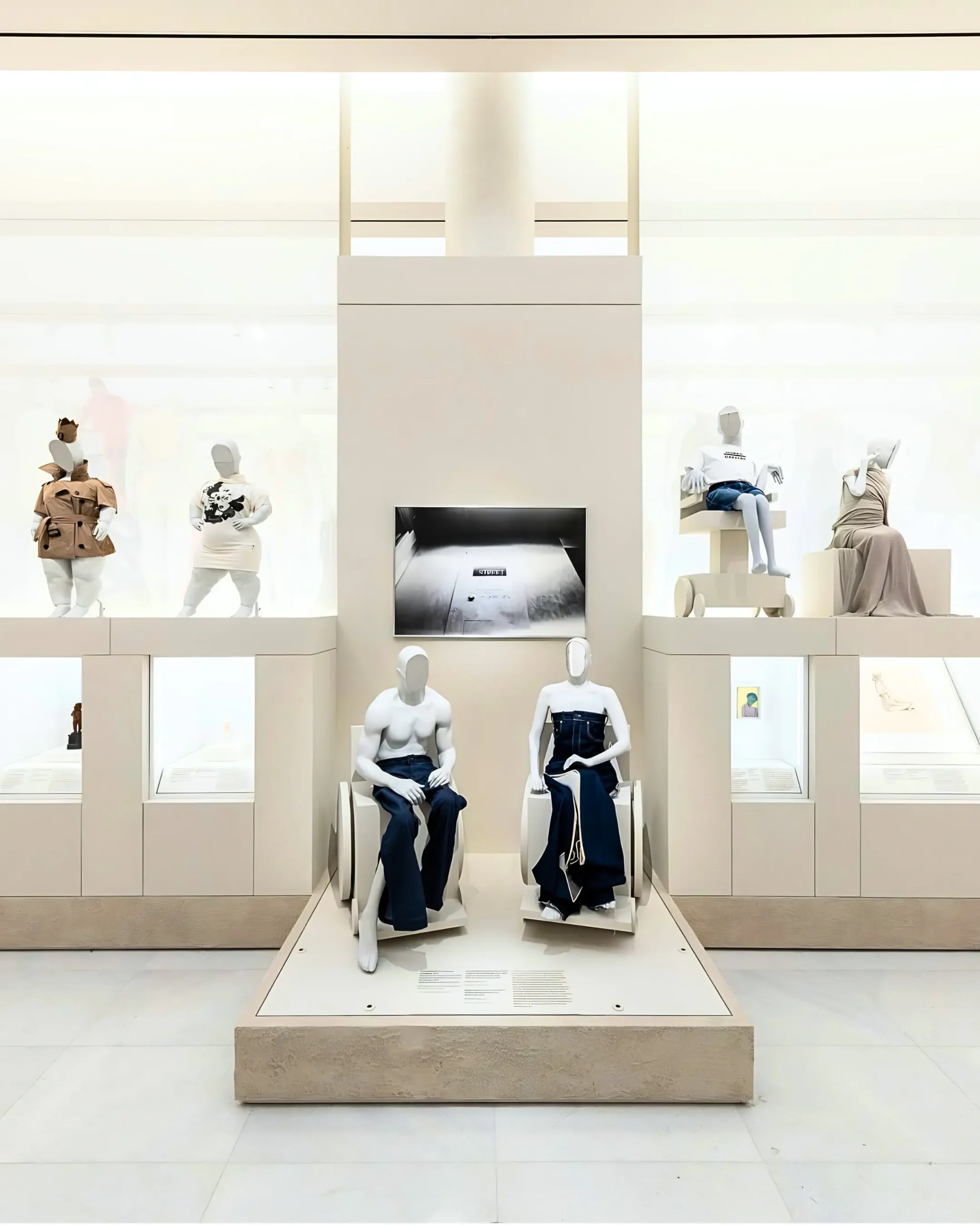 THE "COSTUME ART" EXHIBIT FEATURing differently-abled mannequins 