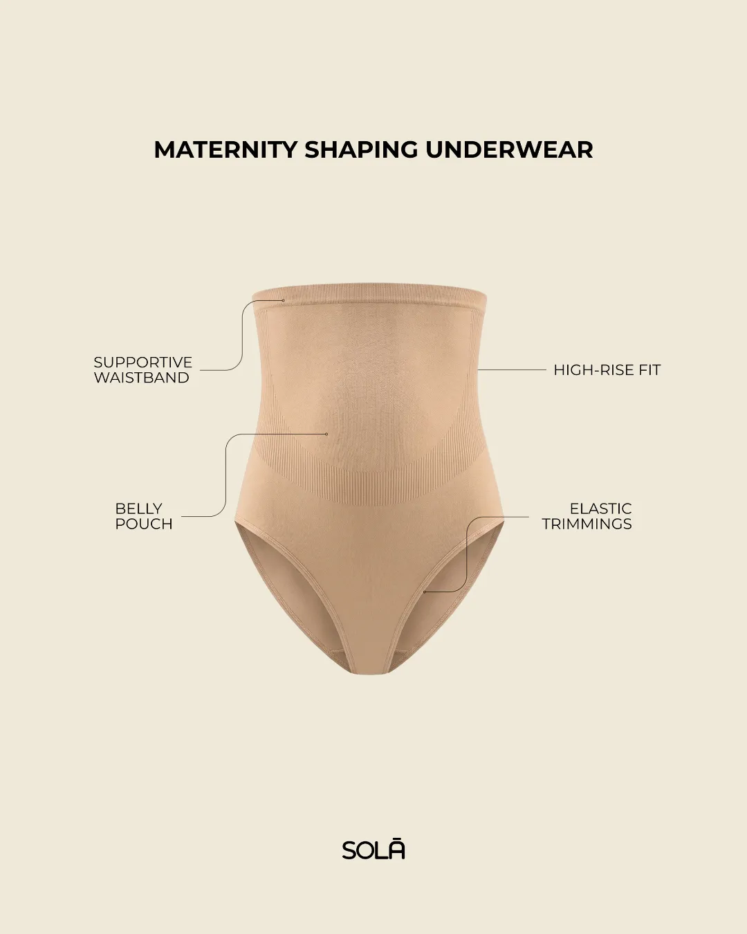 SOLÁ maternity shaping underwear