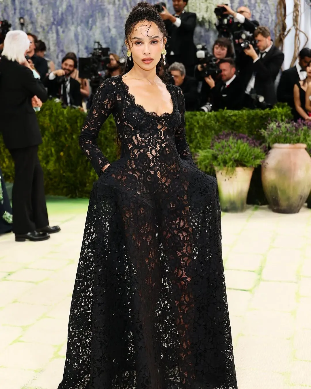 Zoë Kravitz IN Saint Laurent 