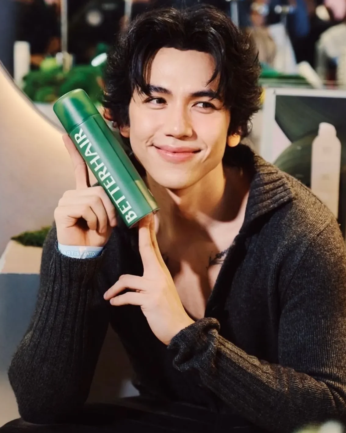 Queer photographer BJ Pascual at BETTERHAIR launch