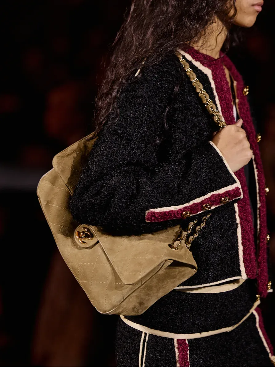 chanel maxi flap as seen on the s/s26 runway