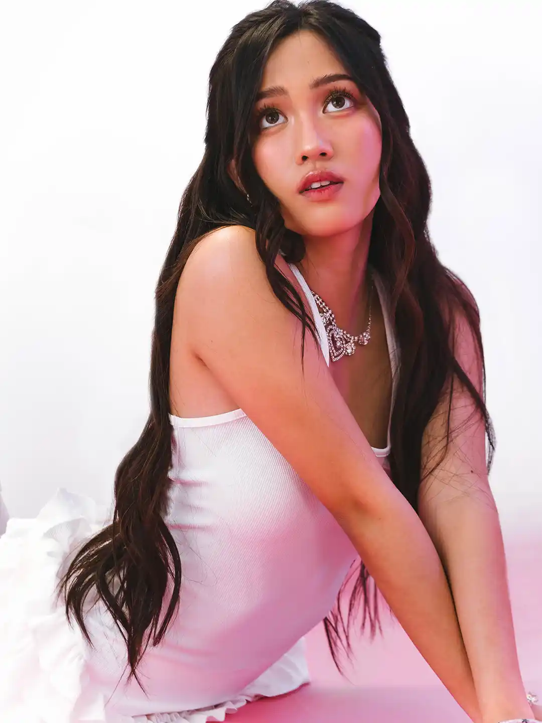 "I'm very much a pop girl. I'm heavily influenced by Ariana Grande, Taylor Swift, and Sza, especially her writing."