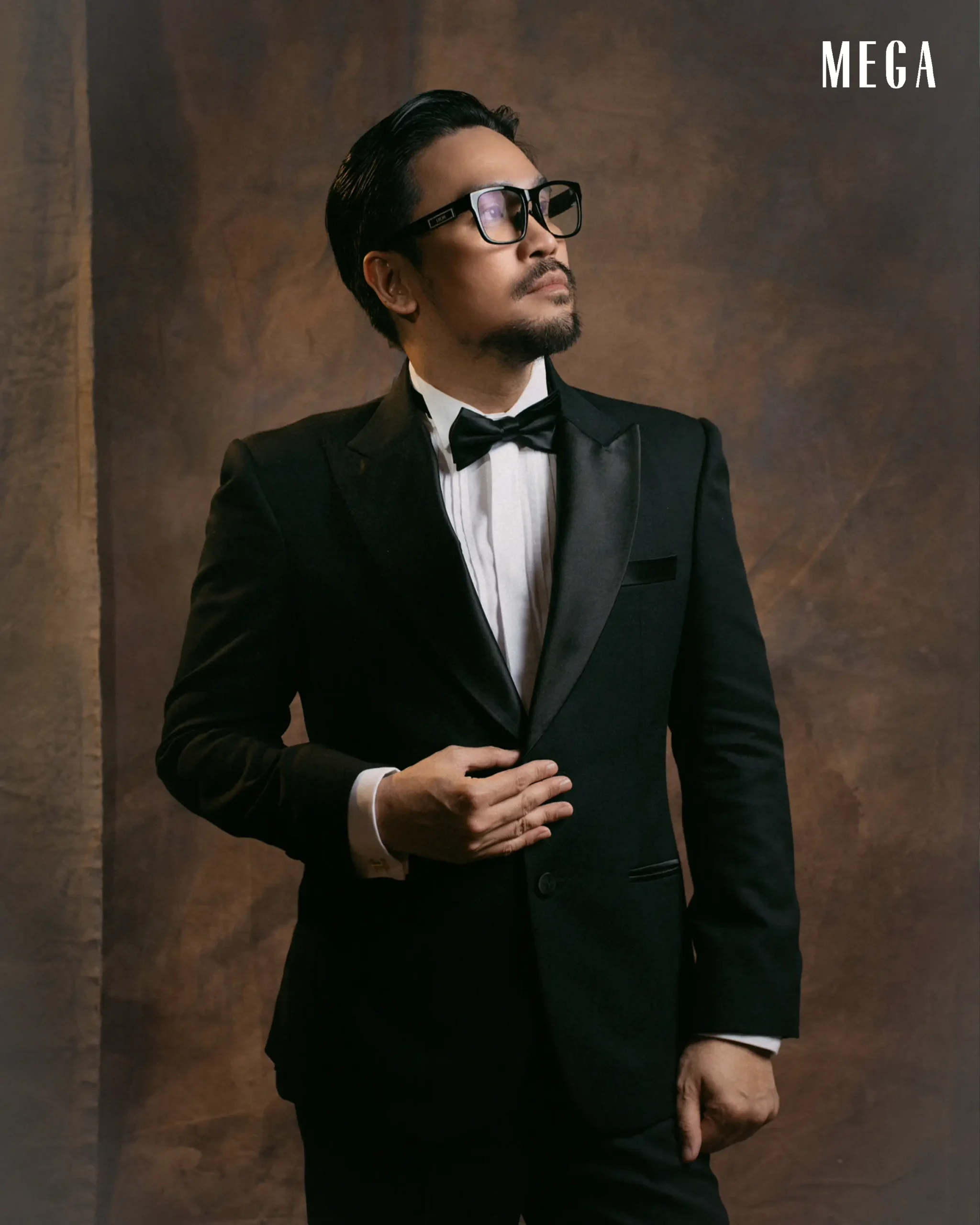 Founder and CEO of AGC Power Holdings Archie Carrasco wearing Avel Bacudio and Hermès