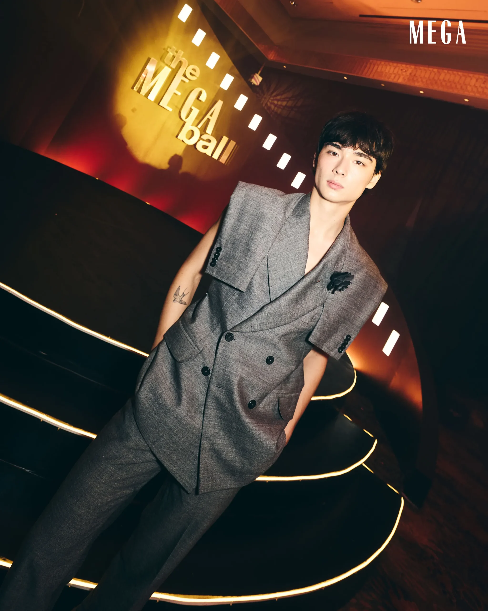 Eugene Reggio wearing Jerome Lorico; Styled by Perry Tabora