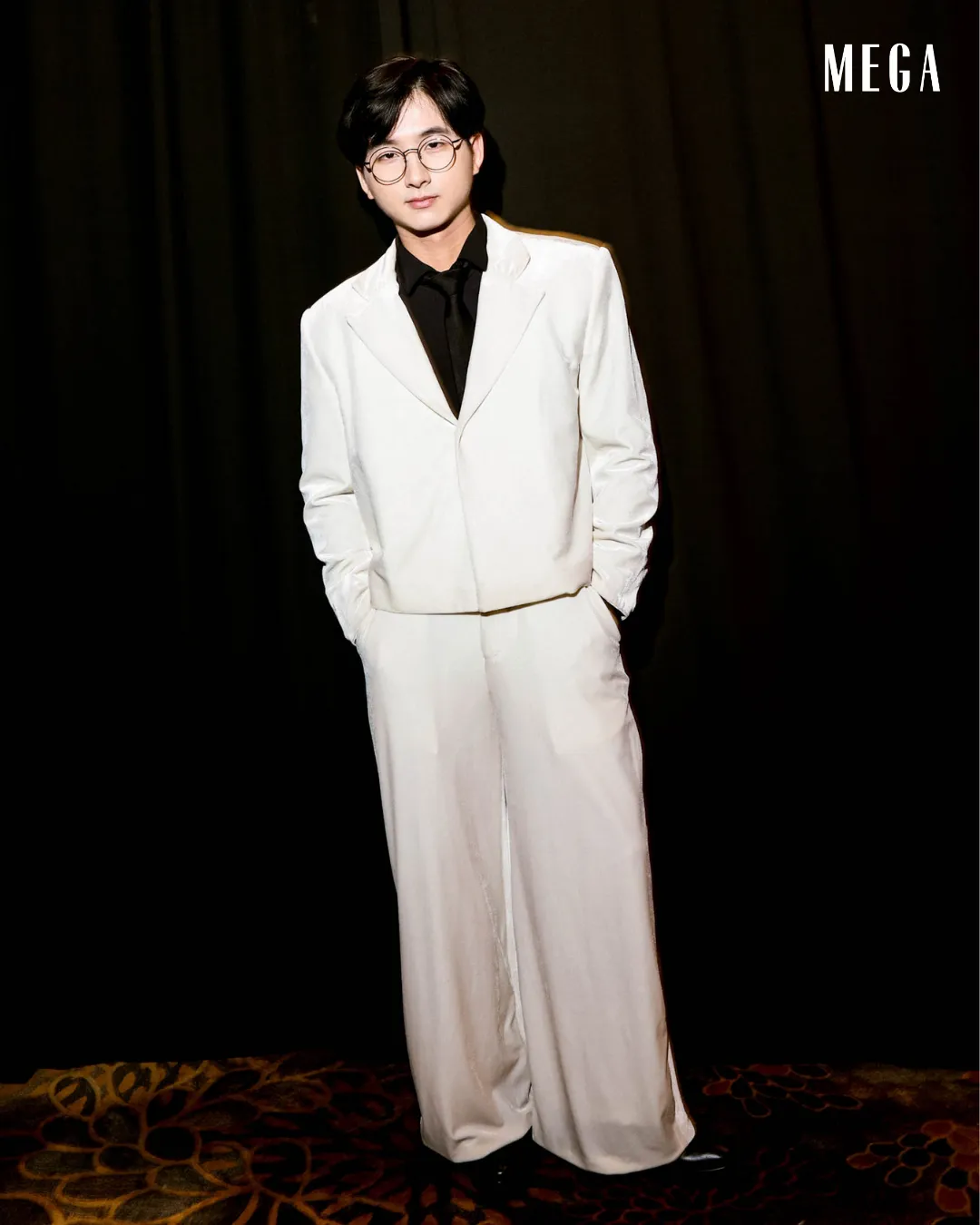 Evan Tan wearing Nina Amoncio