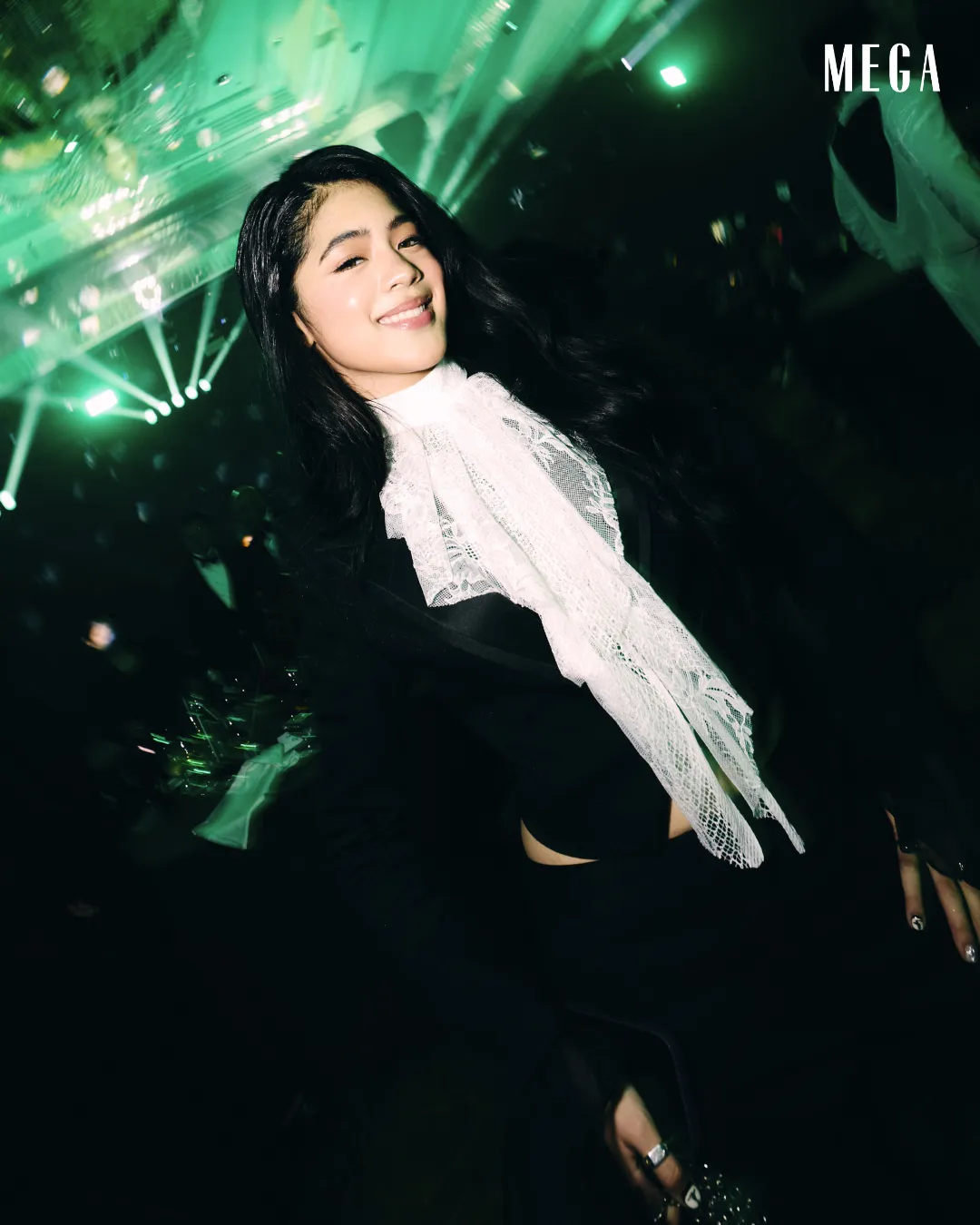 Niana Guerrero wearing Francis Libiran; Styled by Vhee Co