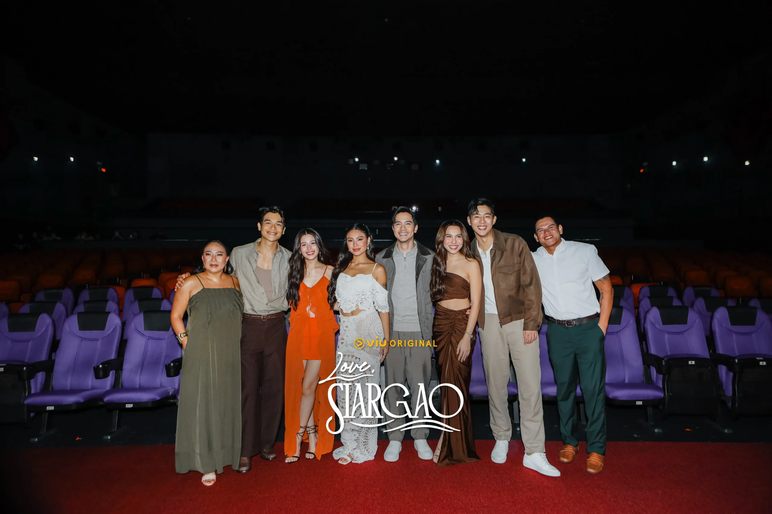 The cast of Love, Siargao Mid-Season screening event