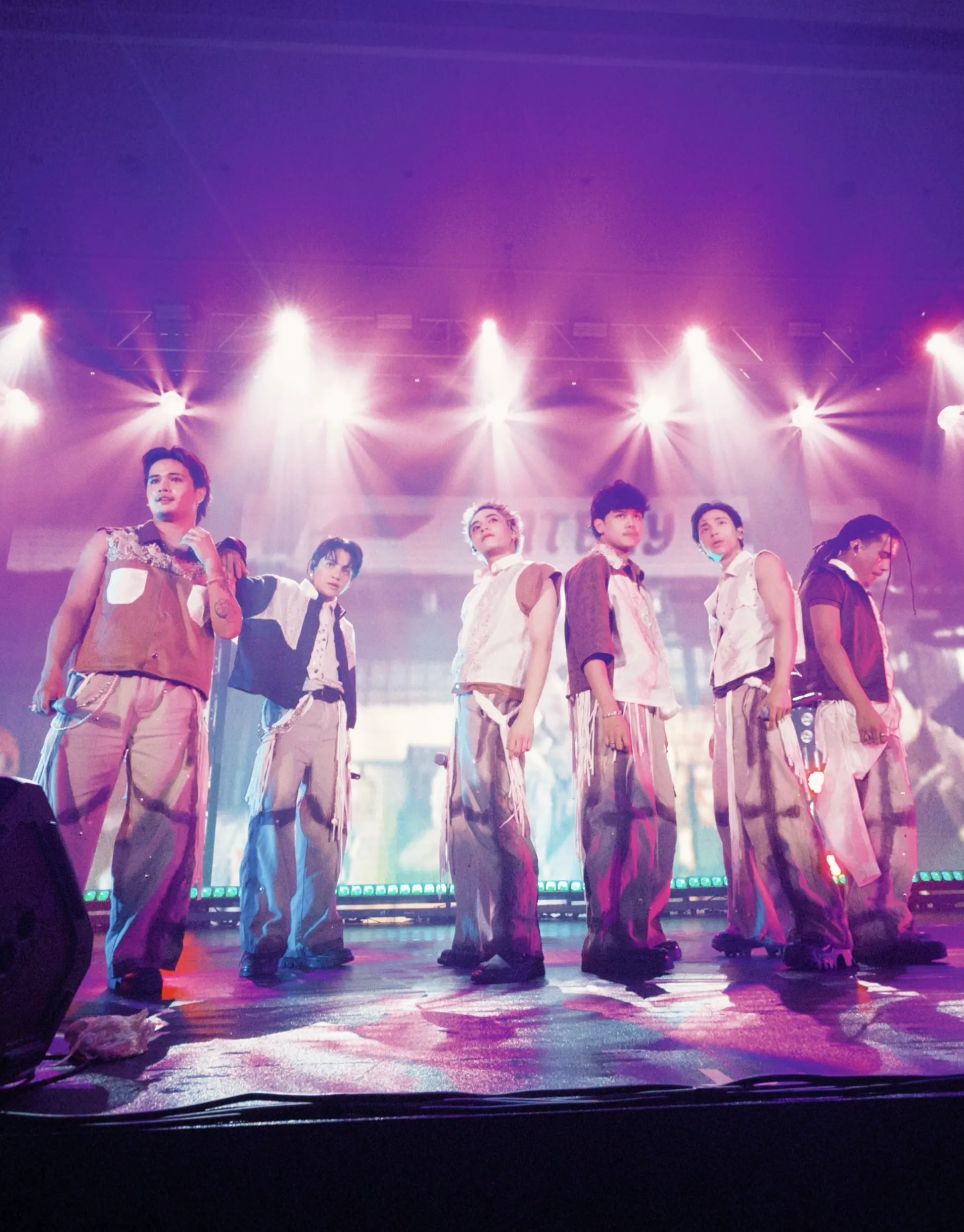 aLAMAT wearing modernized Barongs during Billboard PH's P-Pop Unite