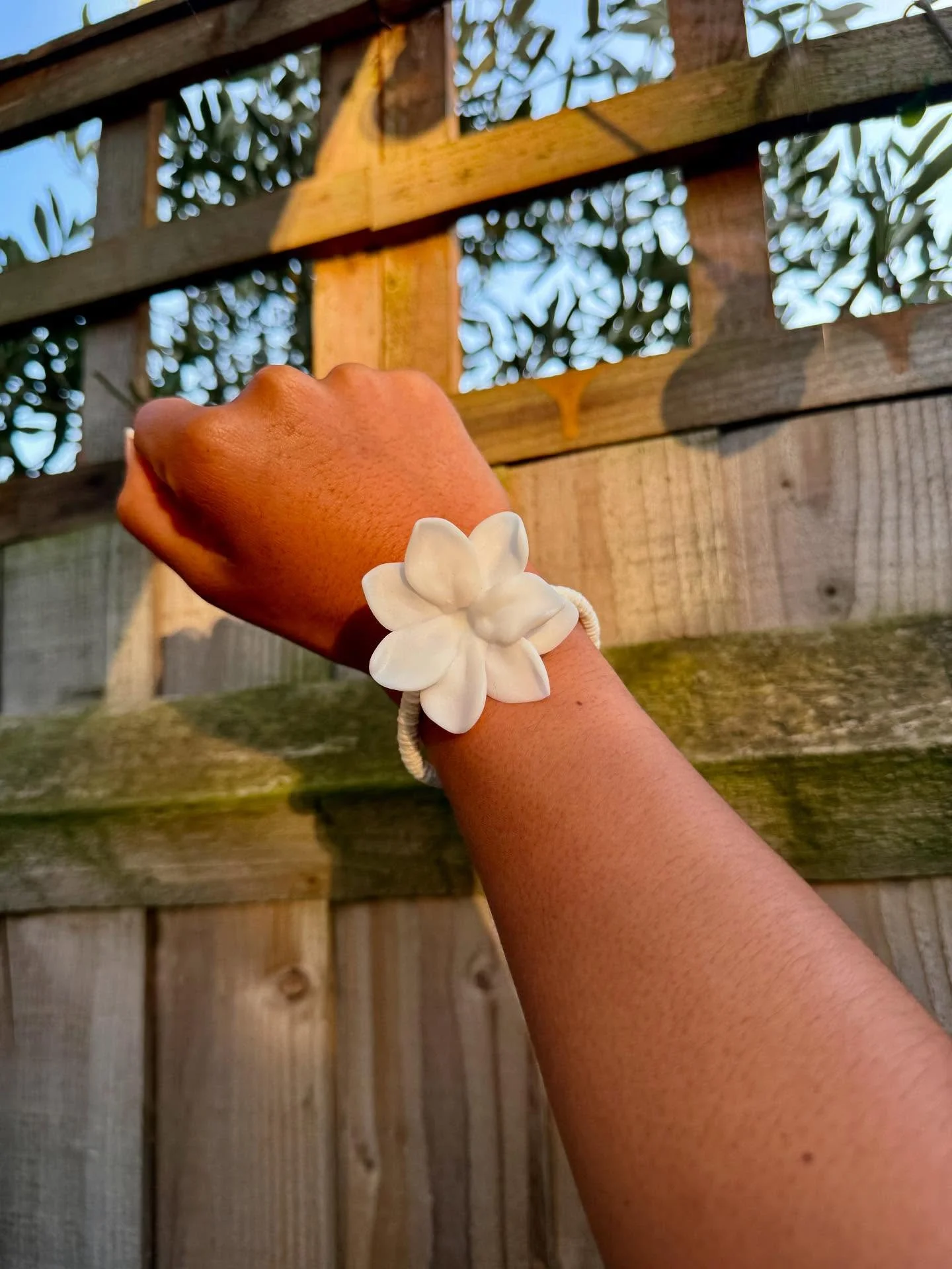 alex eala Sampaguita Hair Tie