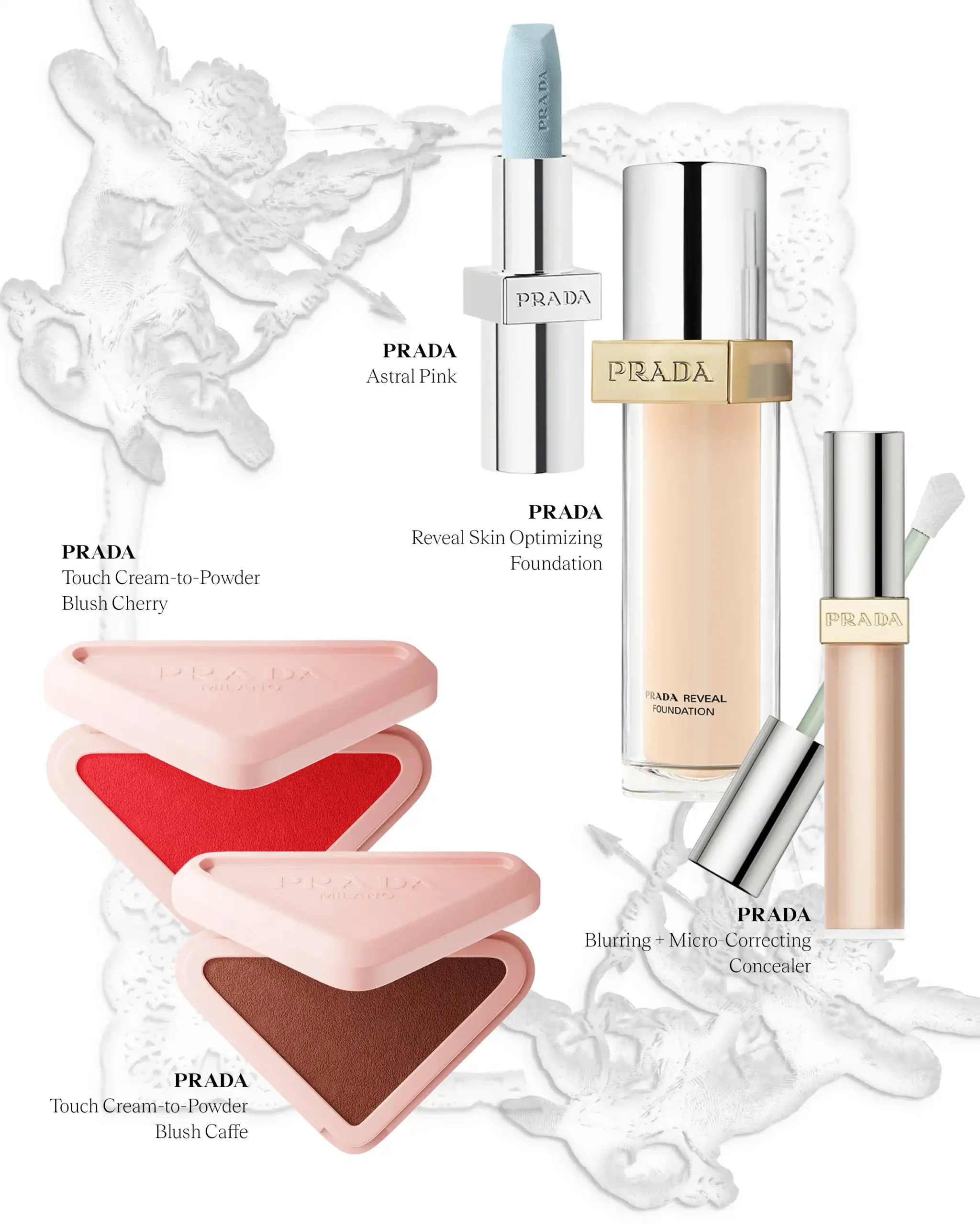 Prada beauty products used on Zendaya