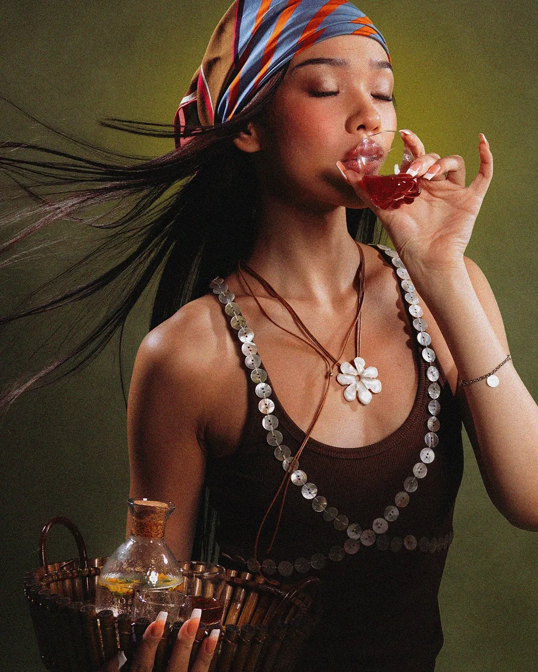 Angel cocktail, inspired by the Philippines
