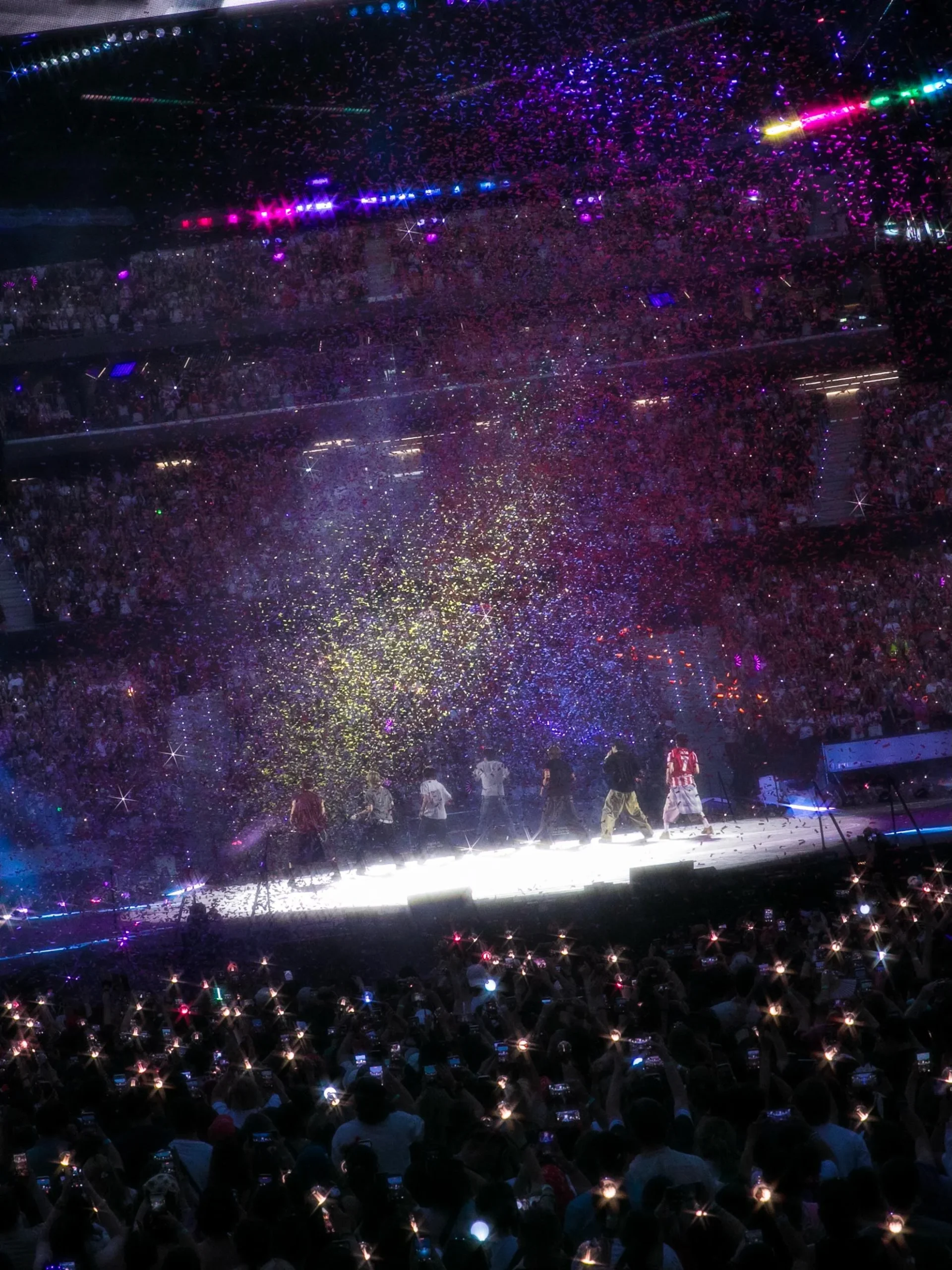 BTS performing live ARIRANG World Tour