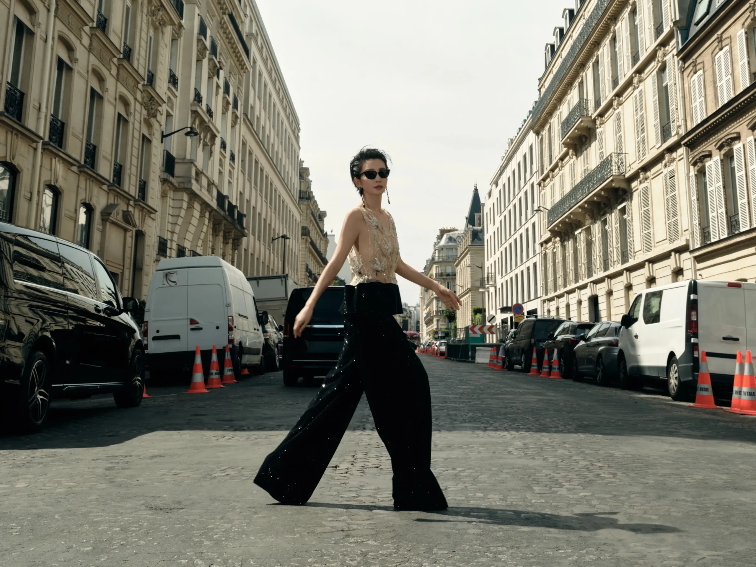 Bingbing at Haute Couture Week F/W26 for the Fendi show