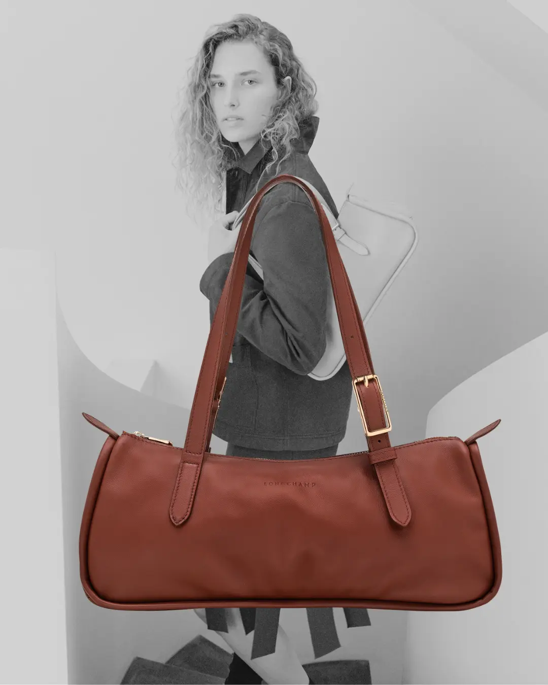 The Longchamp Looong Leather Bag