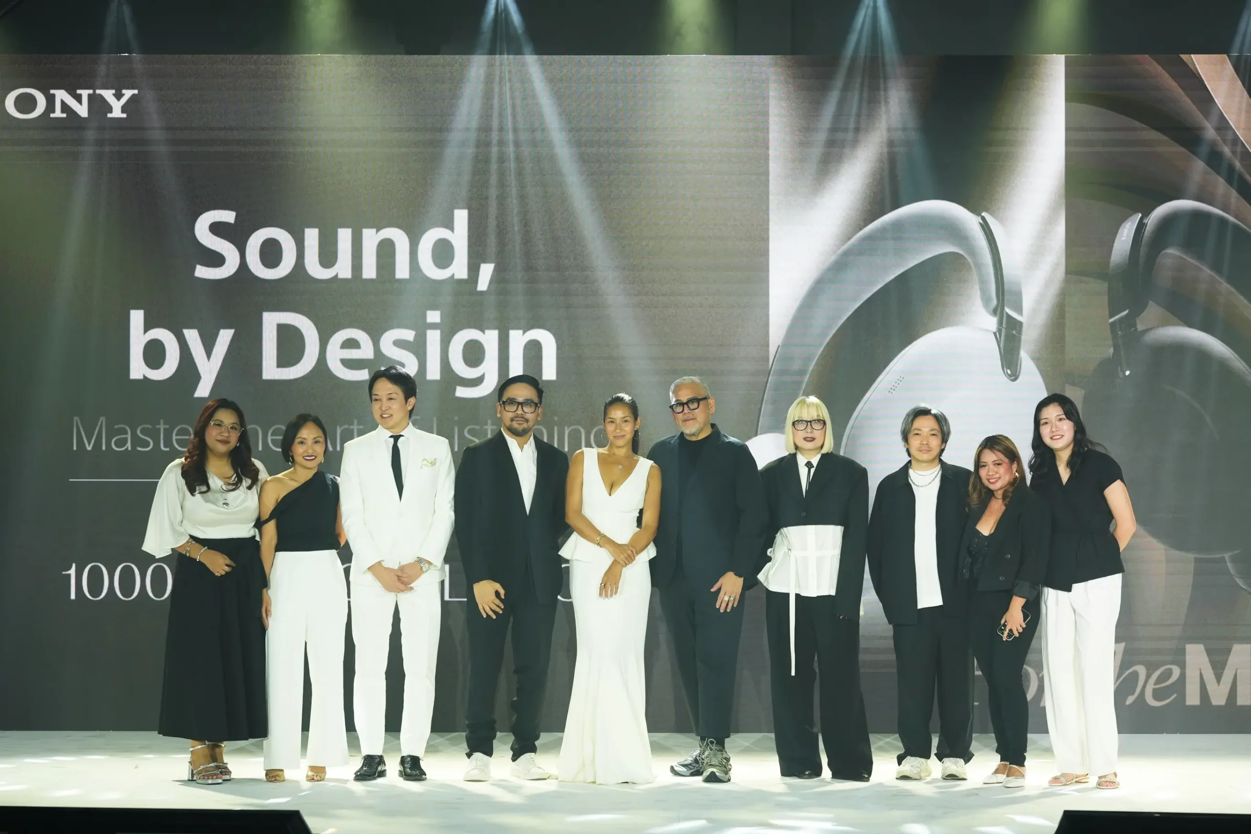 AGC Power Holdings Founder and CEO Archie Carrasco, Mika Lagdameo, Rajo Laurel, and Daryl Chang with the Sony Philippines team