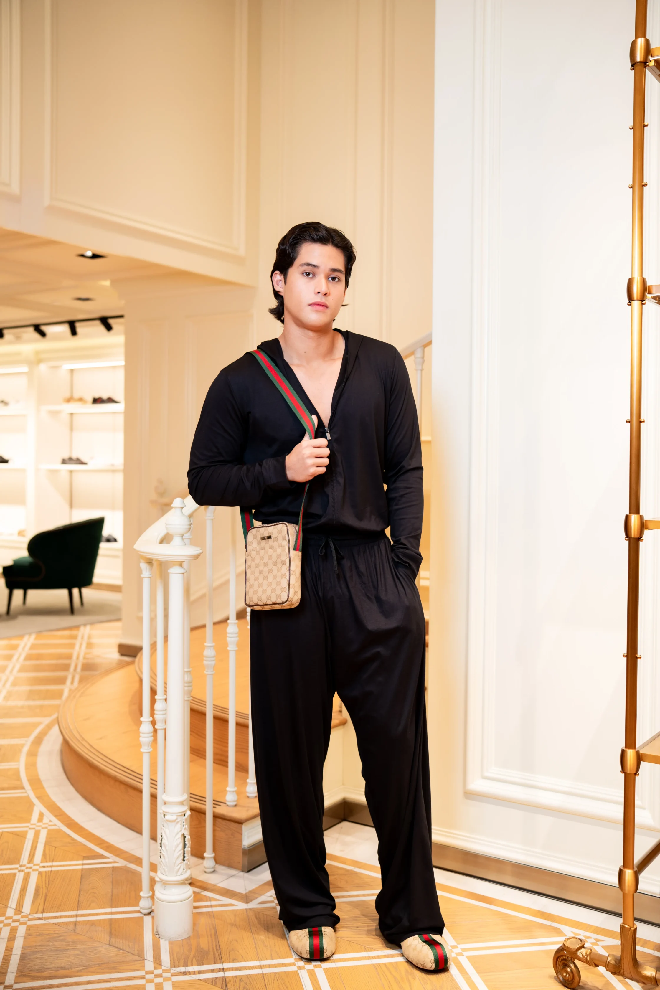 Kyle Echarri and the Gucci Tag