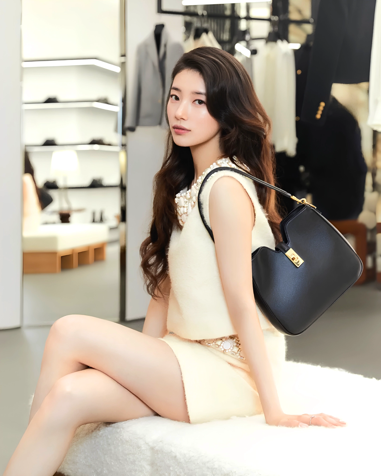 Suzy wearing Celine