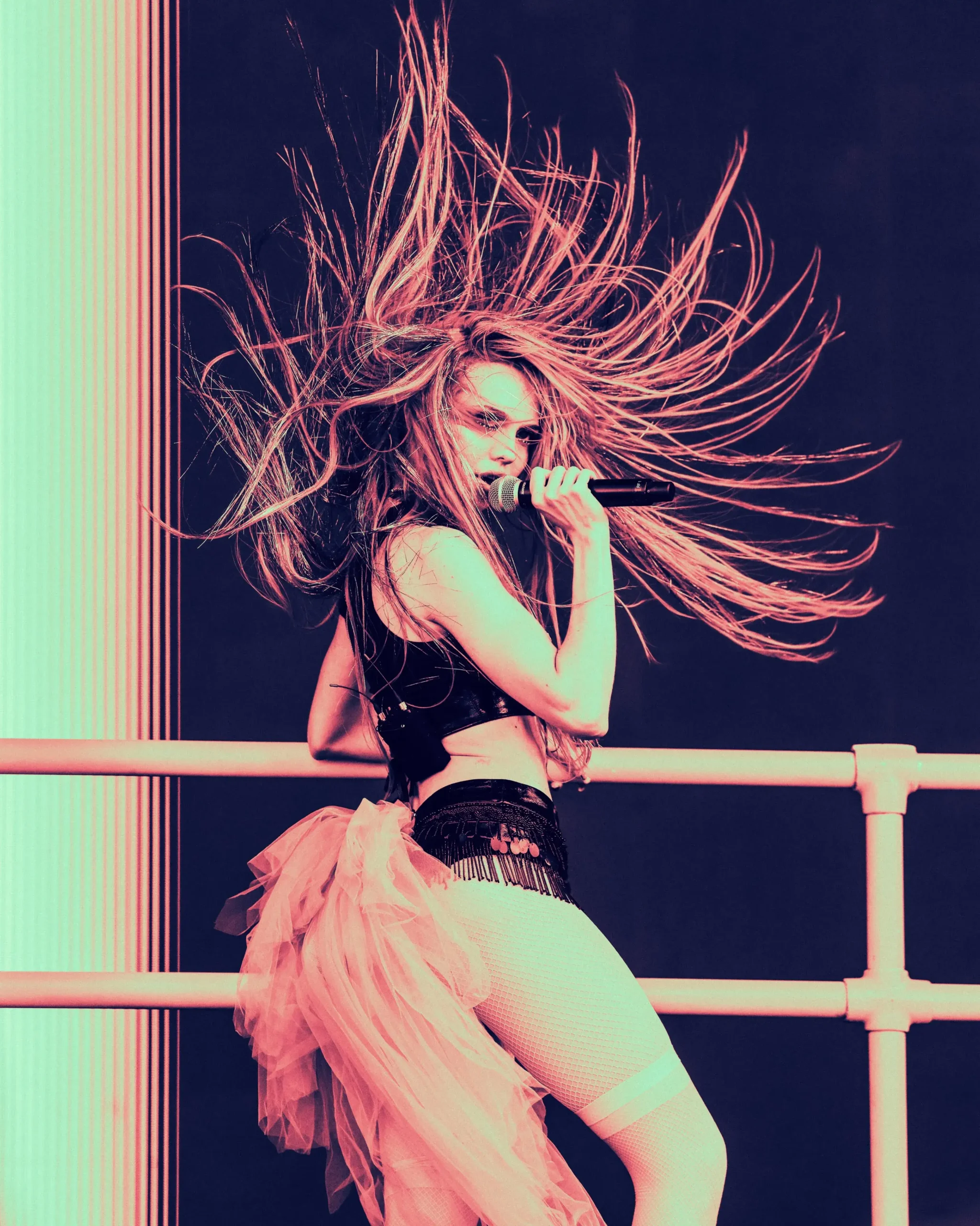 Adela performing at Lollapalooza