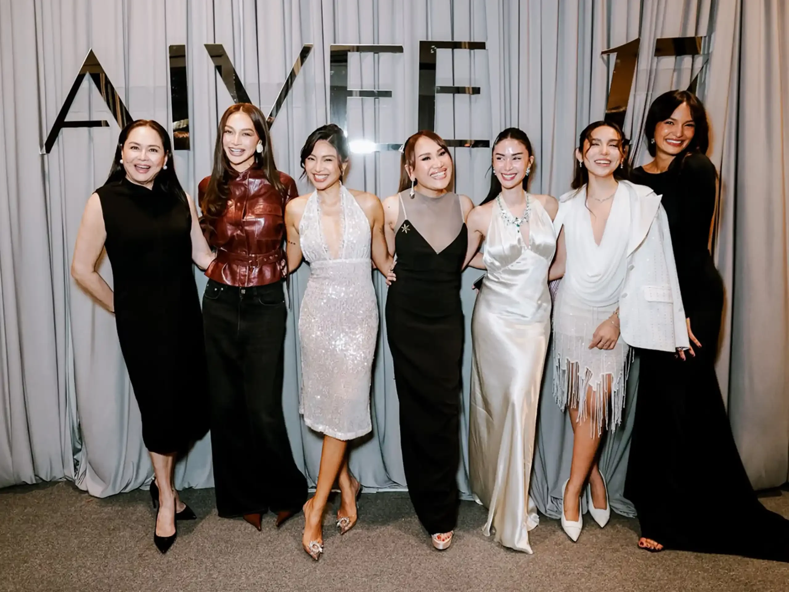 Charo Santos-Concio, Kylie Verzosa, Nadine Lustre, Dr. Aivee, Heart Evangelista, Kyline Alcantara, Sarah Lahbati