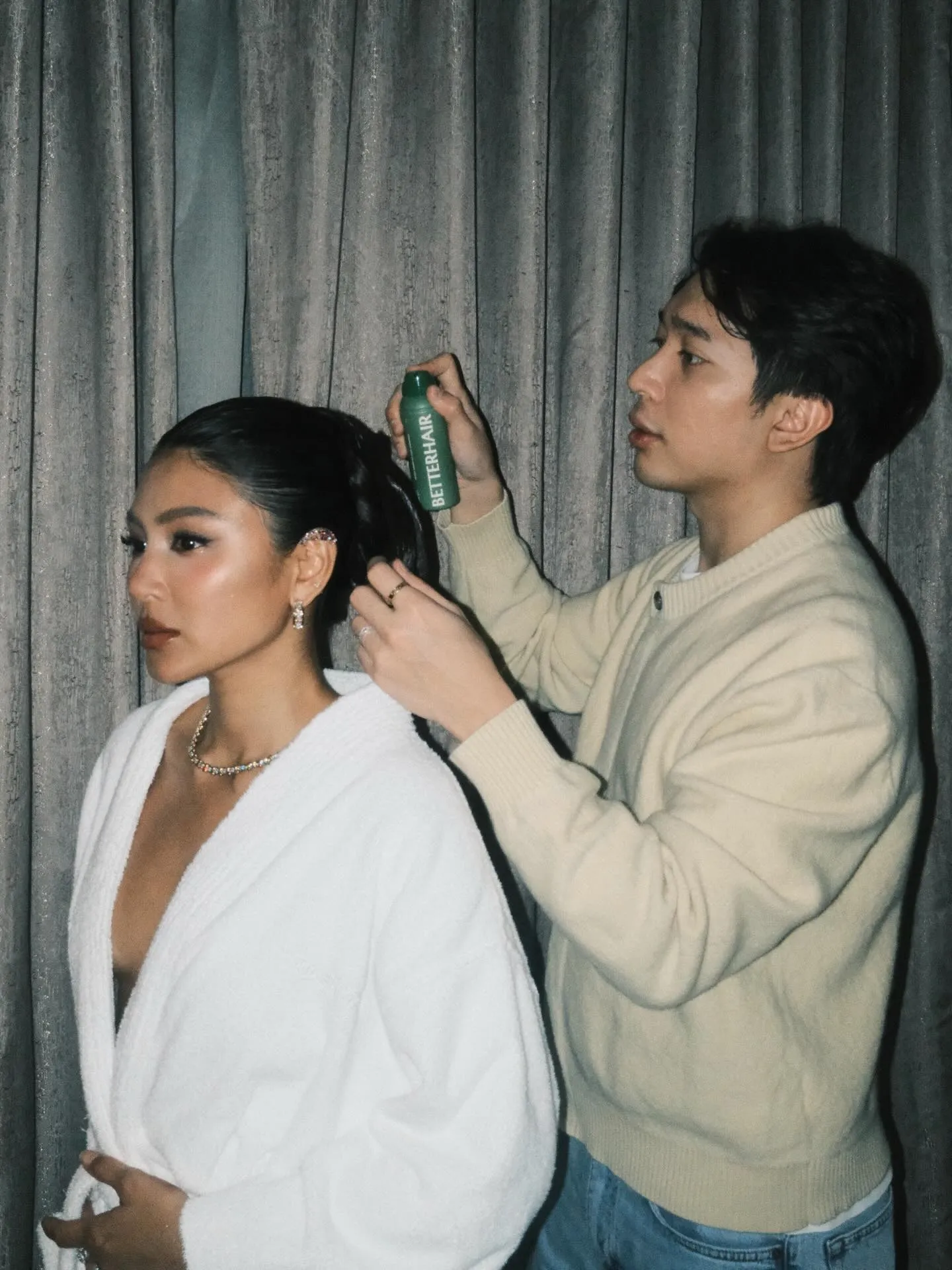 Paul Nebres uses BETTERHAIR on Nadine Lustre