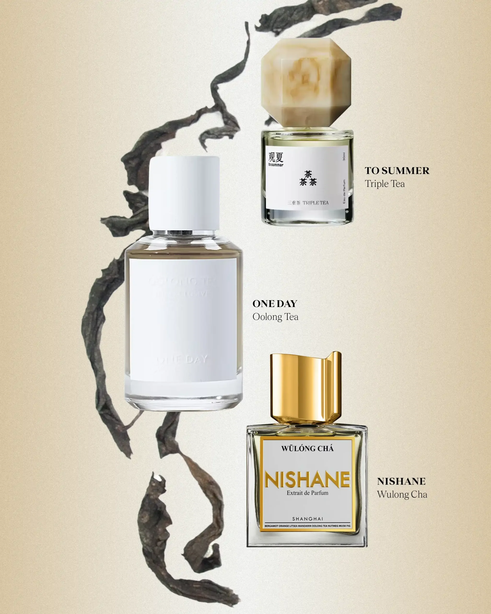 Oolong tea scents