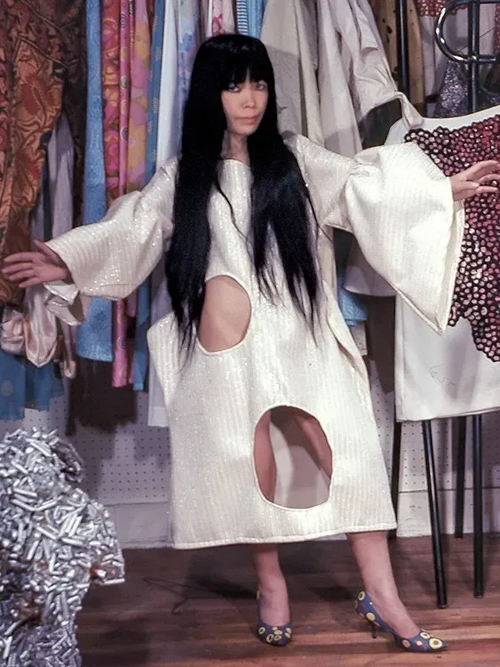 Kusama with her design (1968)