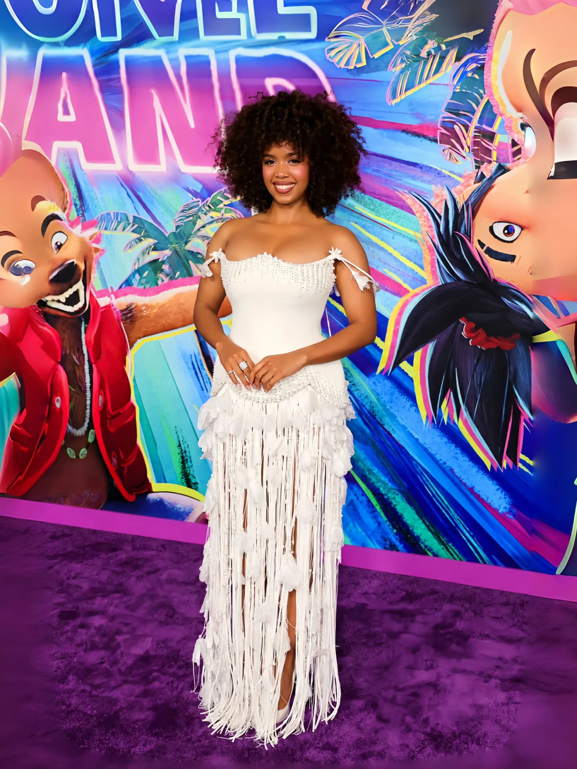H.E.R. at the Forgotten Island Hollywood Premiere