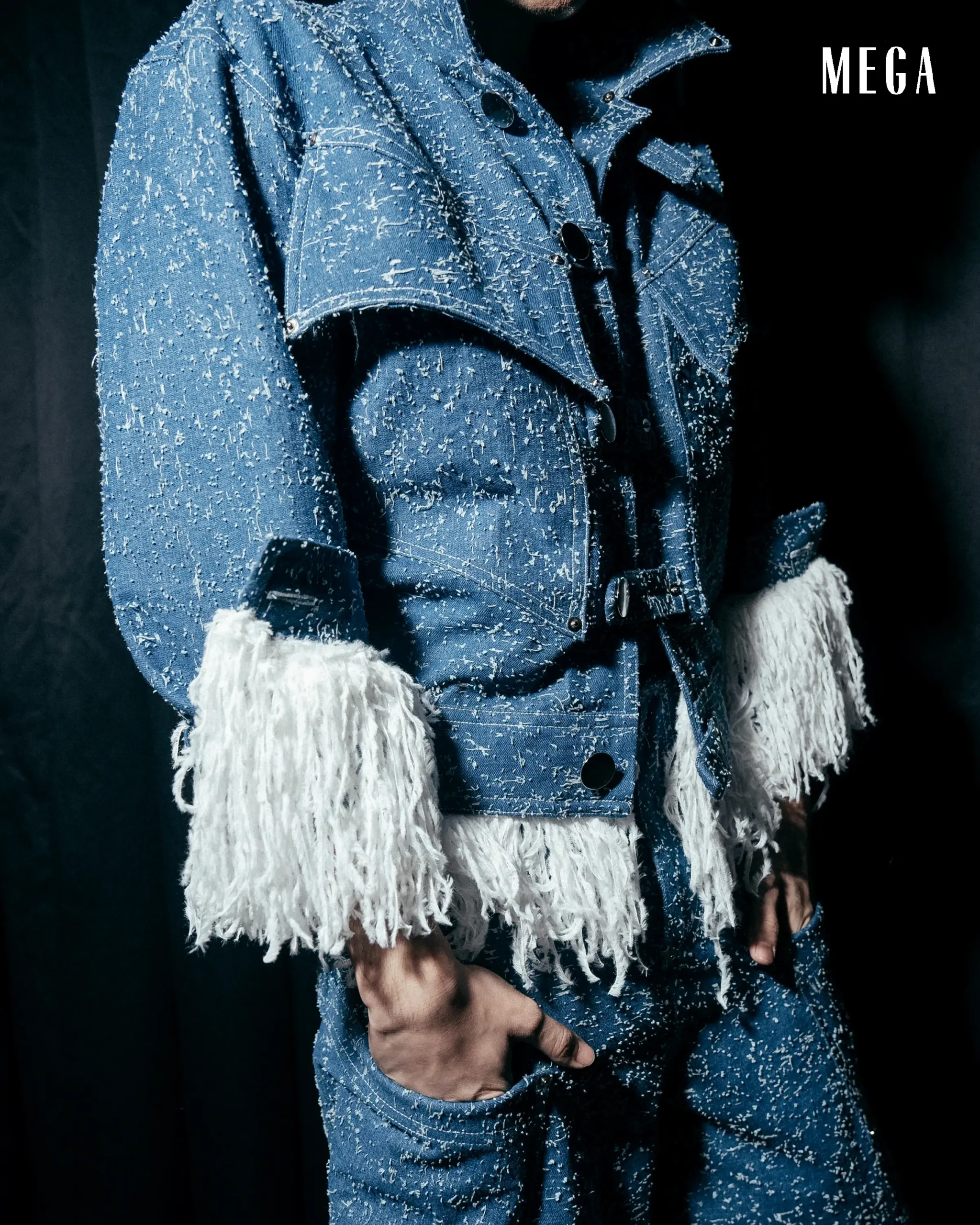 MANILA MNL FASHION WEEK 2026 NICOLO DENIM JACKET WITH FRINGE AND PANTS