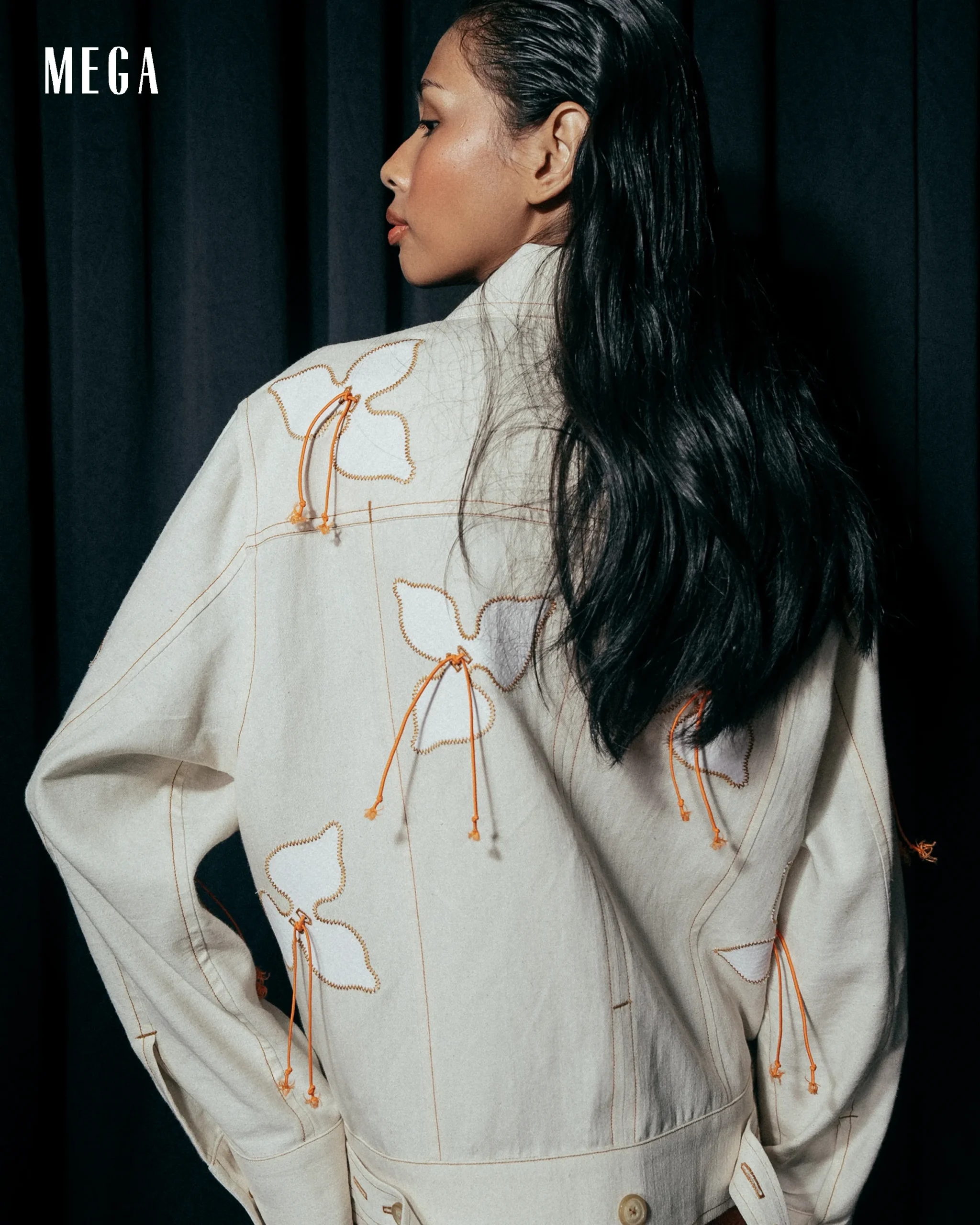 MANILA MNL FASHION WEEK 2026 NICOLO ORANGE EMBROIDERED JACKET