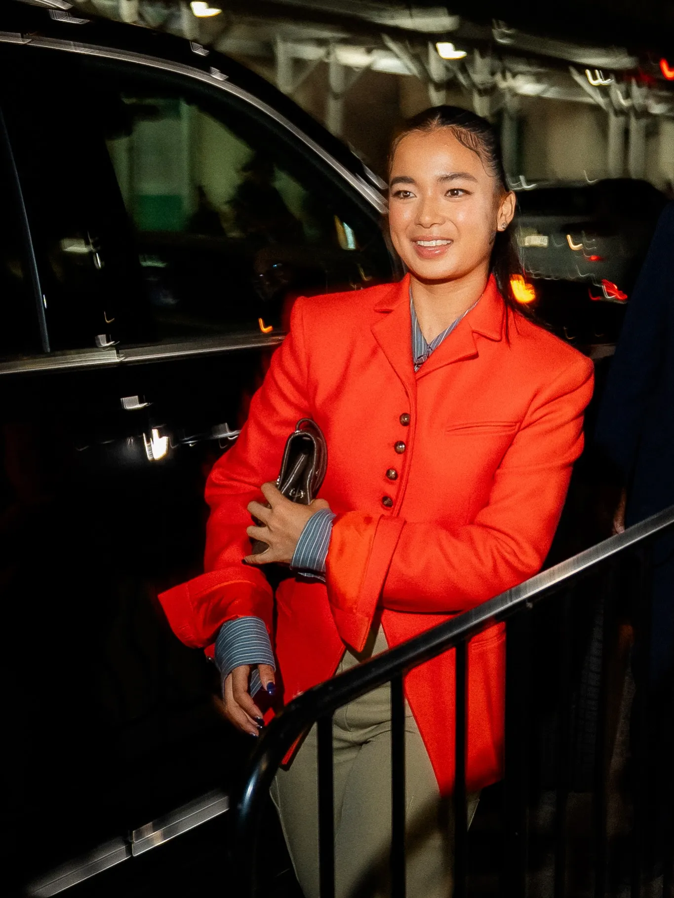 aLEX EALA AT the NYFW TORY BURCH S/S27 SHOW; PHOTOGRAPHED BY PAUL CORTEZ