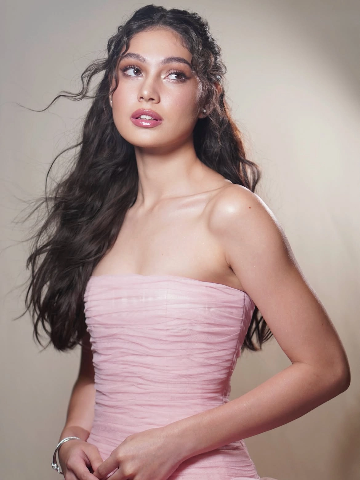 Charlie Fleming wearing Sassa Jimenez Studio and Tiffany & Co.