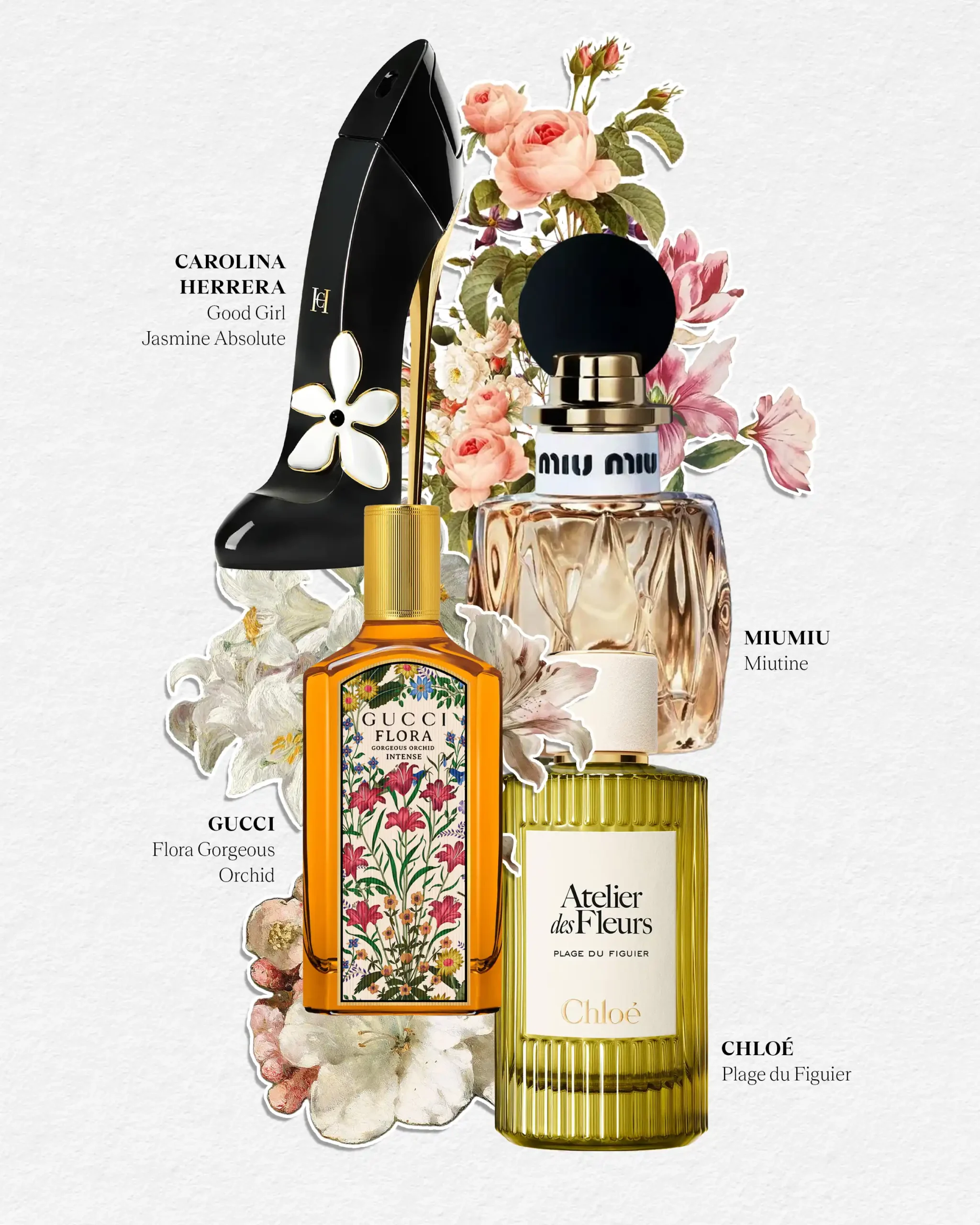 Fruity and floral scents