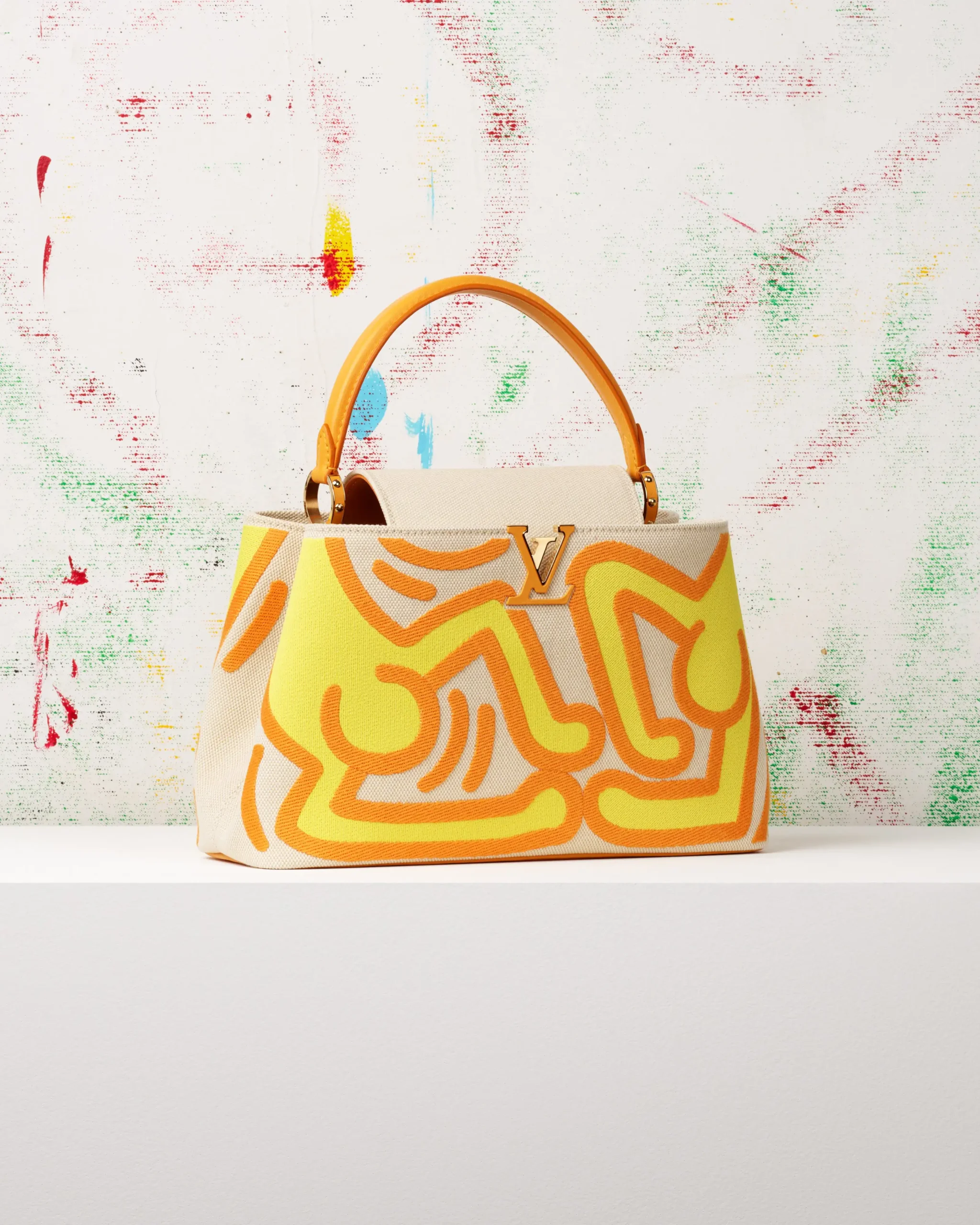 Louis Vuitton x Keith Haring: Capucines MM Soft Figures